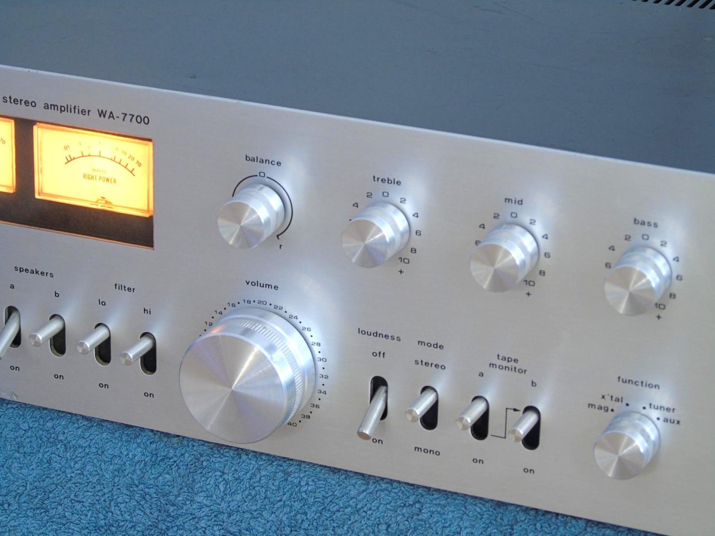 wzmacniacz tele-master wa-7700 vintage. dostawa