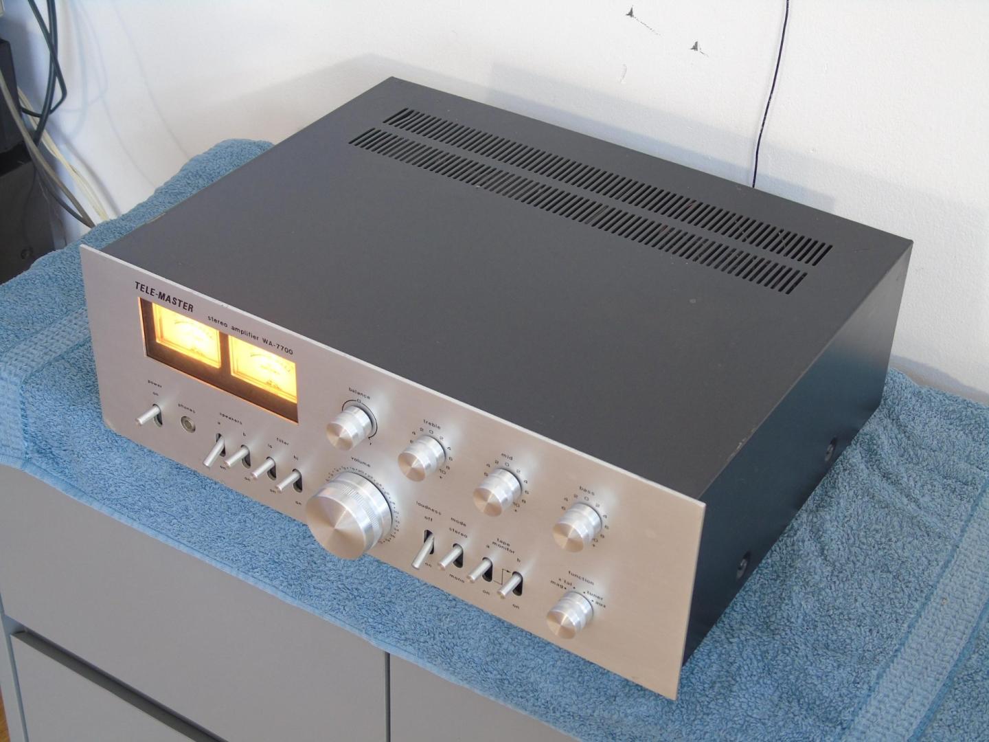 wzmacniacz tele-master wa-7700 vintage. dostawa