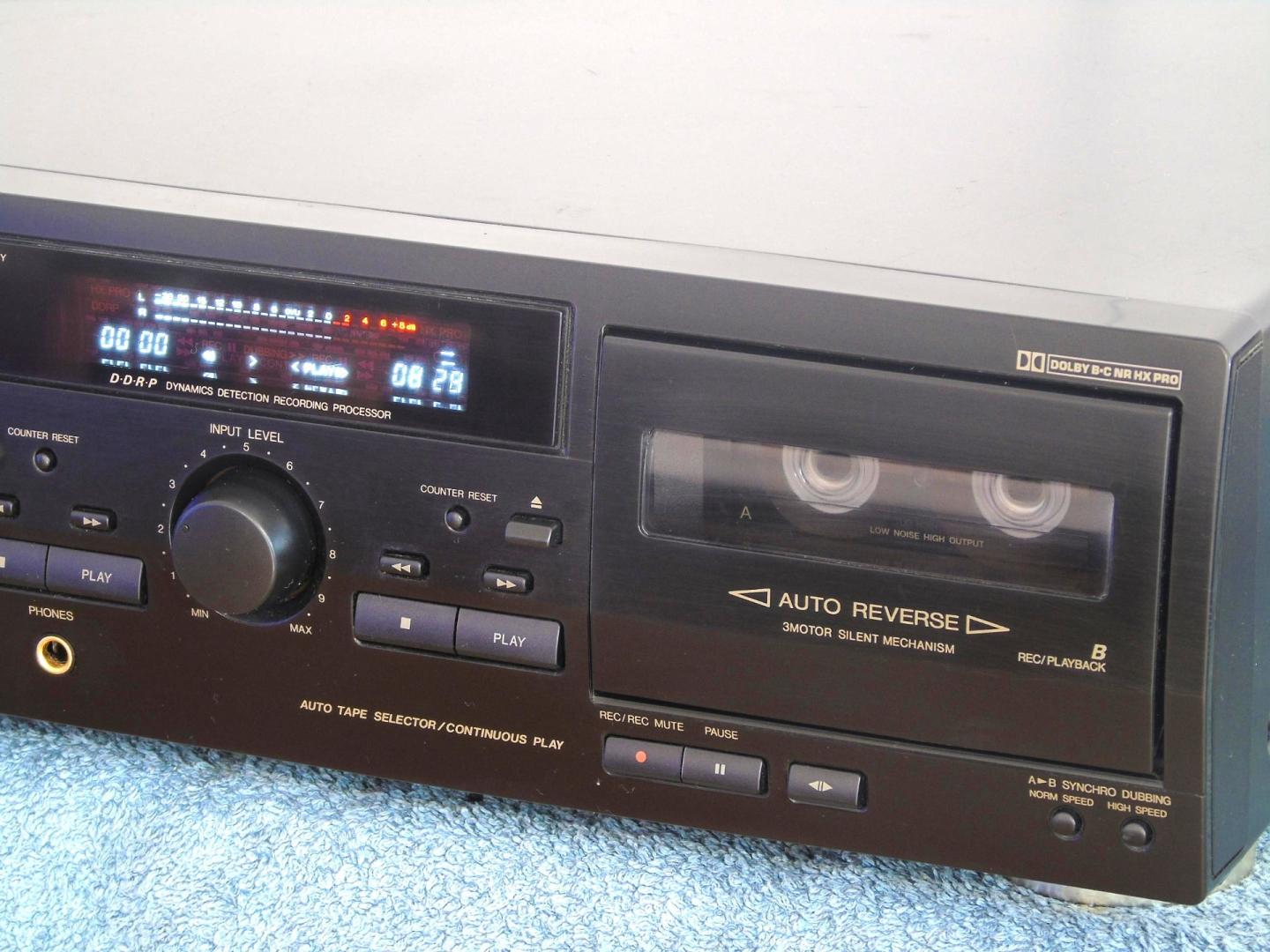 magnetofon jvc td-w254 ładny. dostawa.