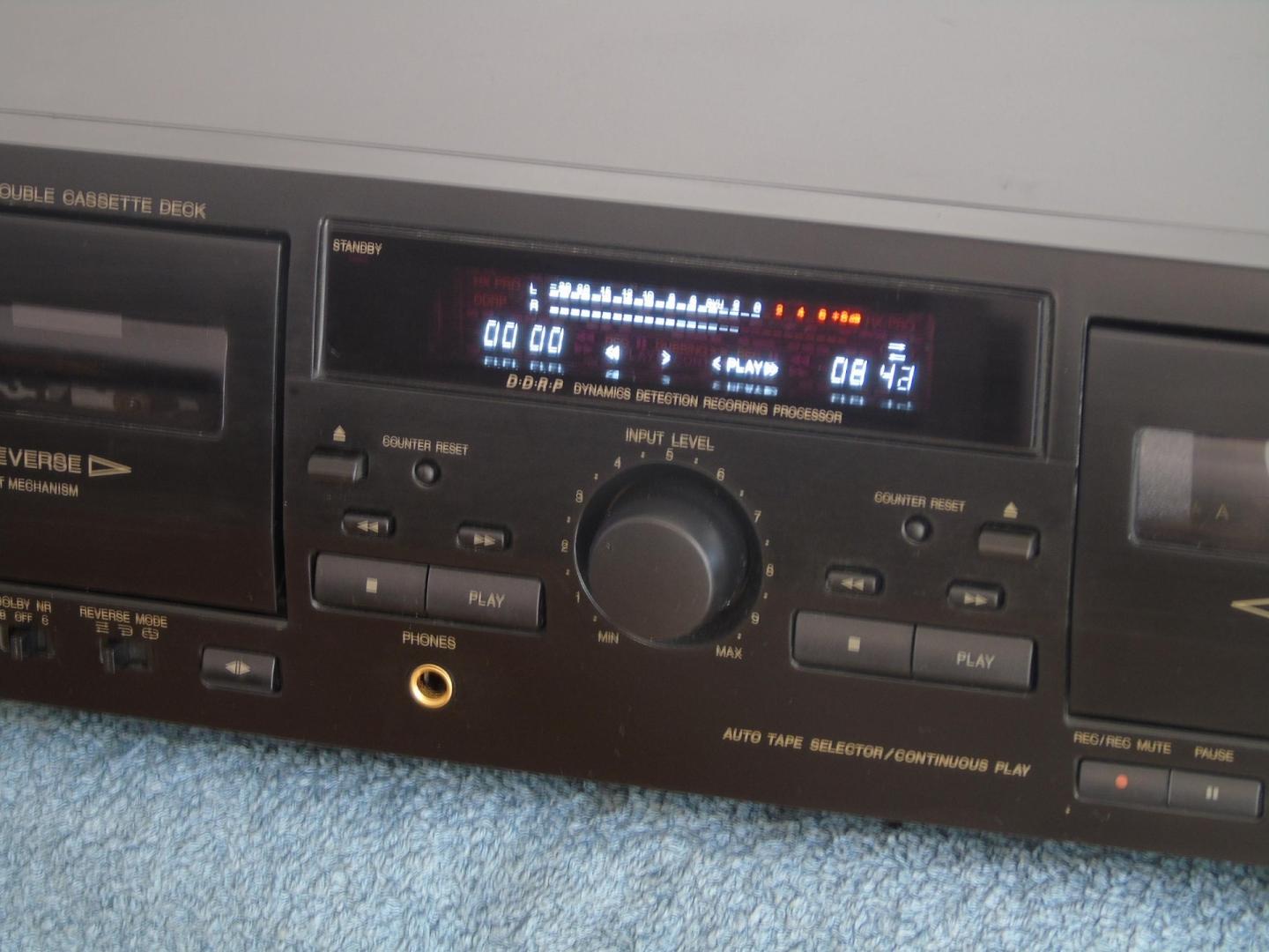 magnetofon jvc td-w254 ładny. dostawa.