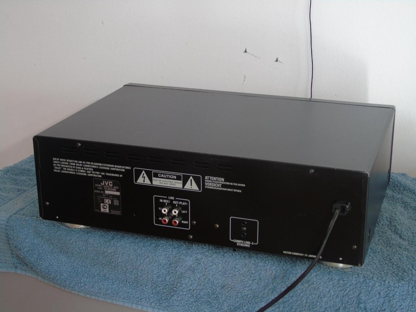 magnetofon jvc td-w254 ładny. dostawa.