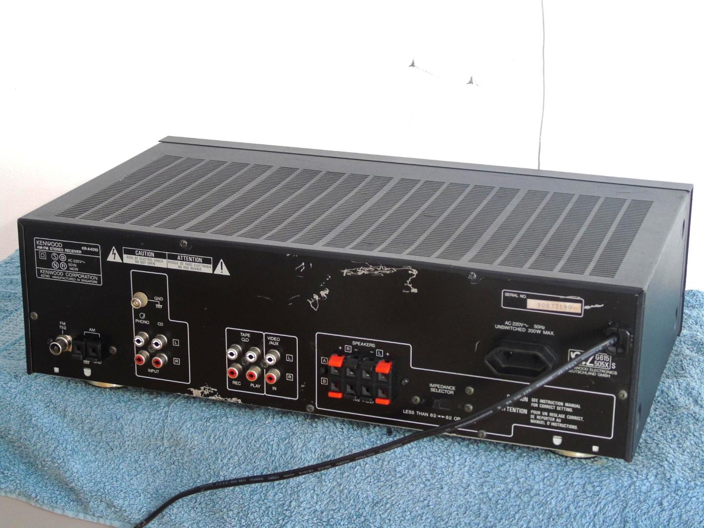 Amplituner Kenwood KR-A4010 sprawny i ładny. WYSYŁKA.