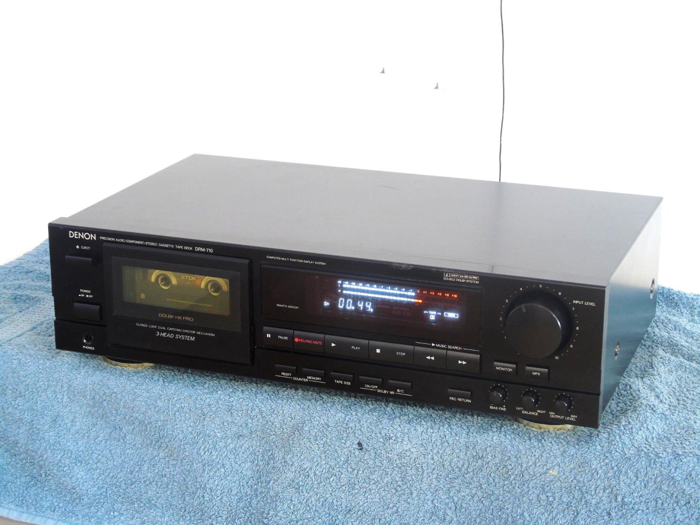 magnetofon denon drm-710 3 głowice . dostawa.