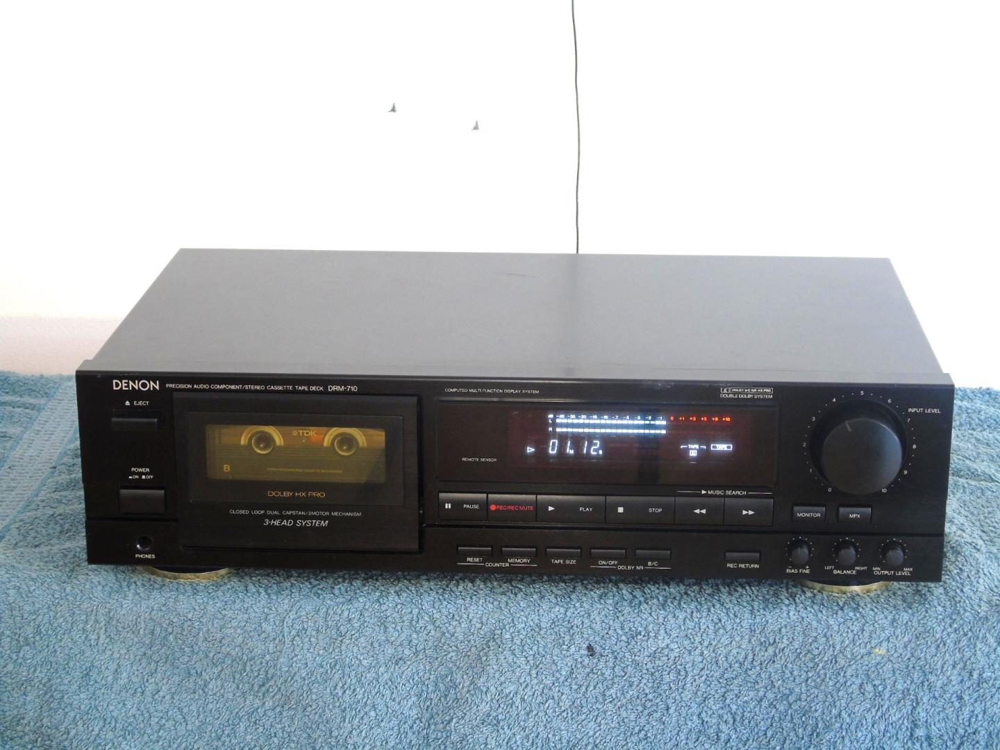 magnetofon denon drm-710 3 głowice . dostawa.