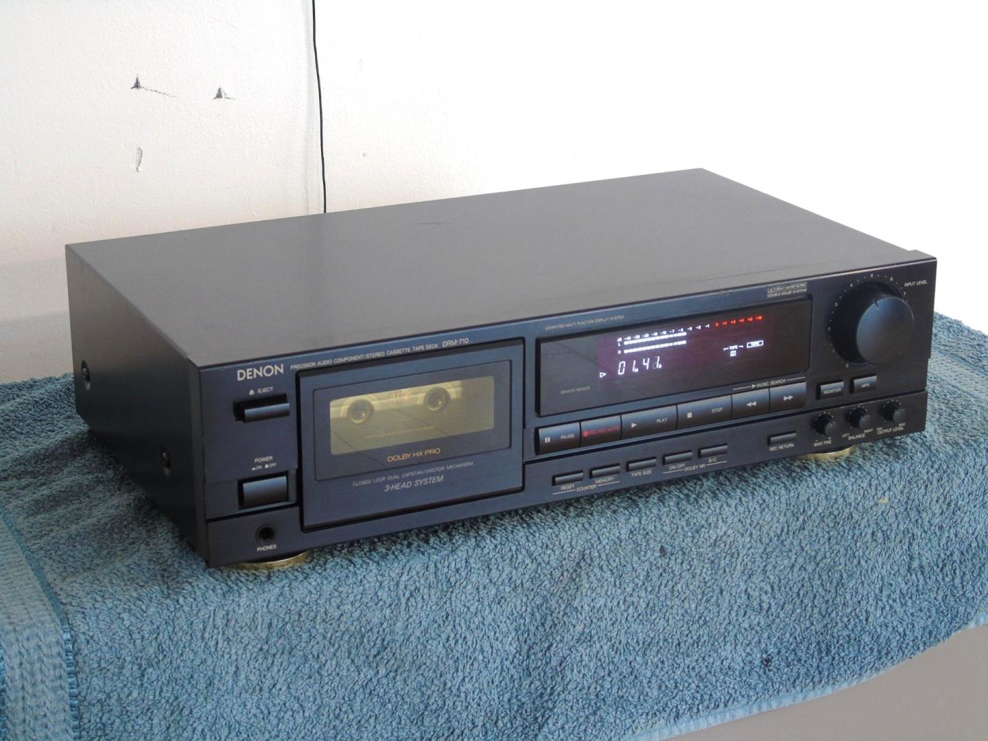 magnetofon denon drm-710 3 głowice . dostawa.