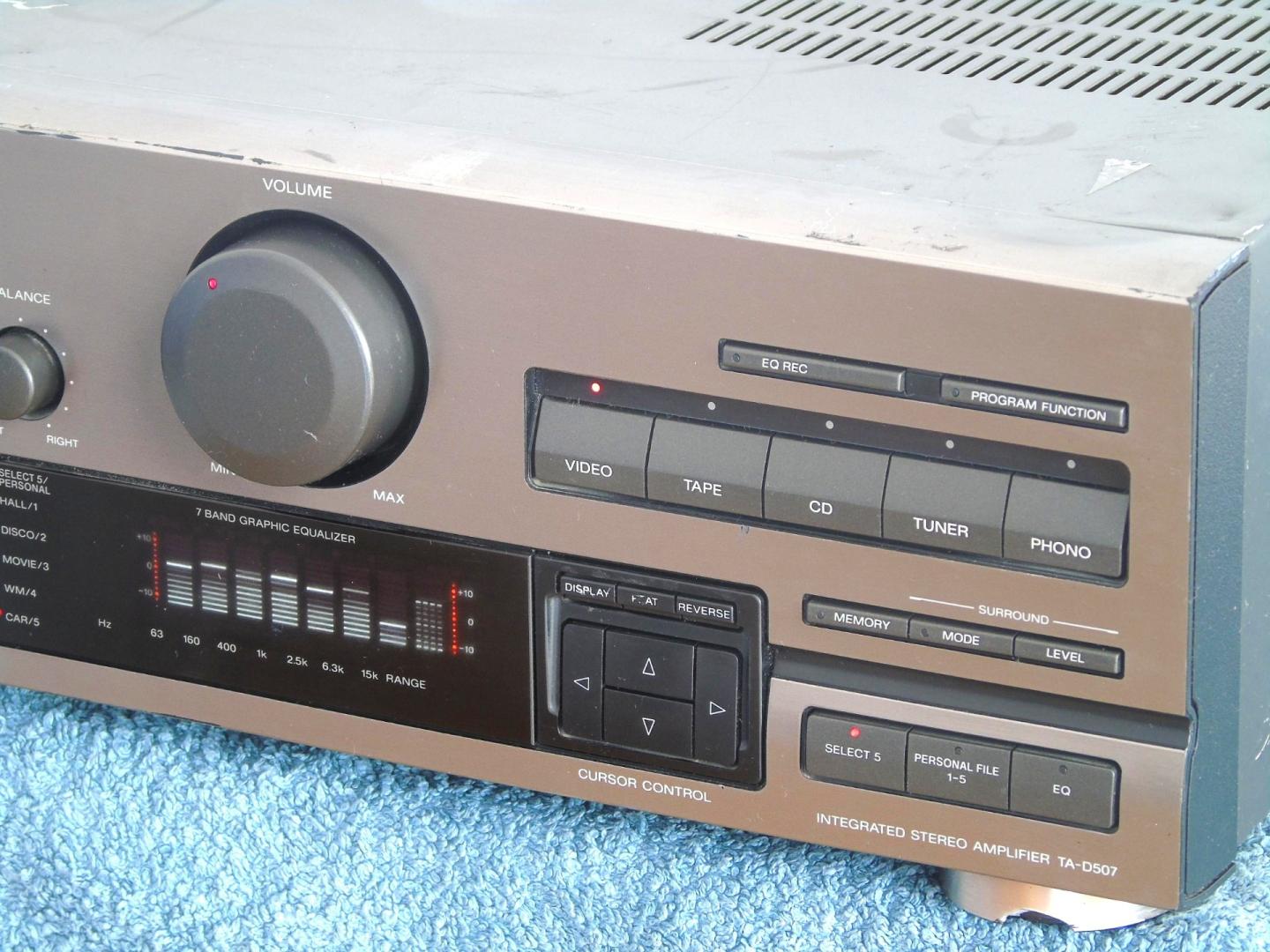 Wzmacniacz stereo Sony TA-D507 korektor graficzny sprawny. DOSTAWA