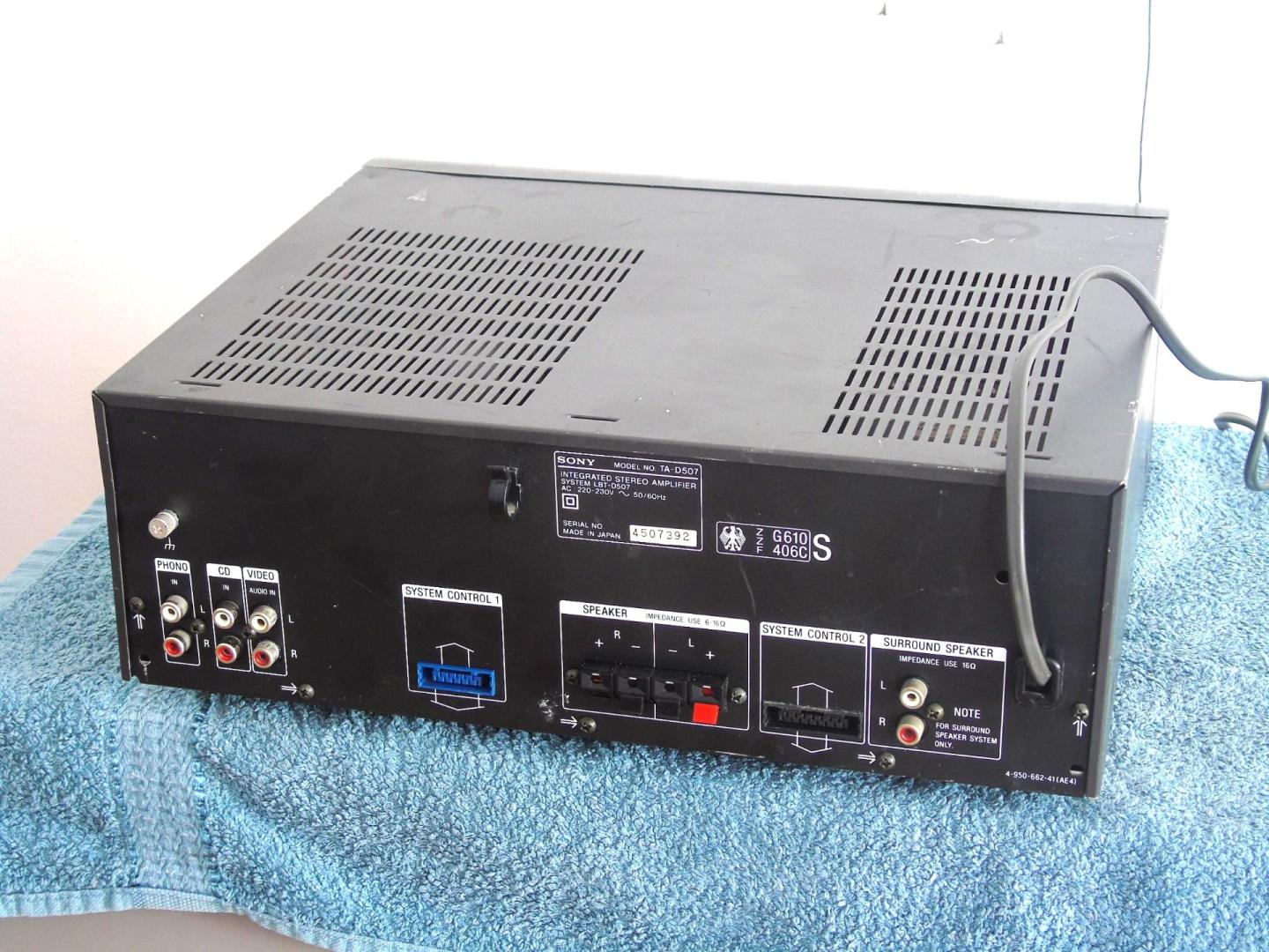 Wzmacniacz stereo Sony TA-D507 korektor graficzny sprawny. DOSTAWA