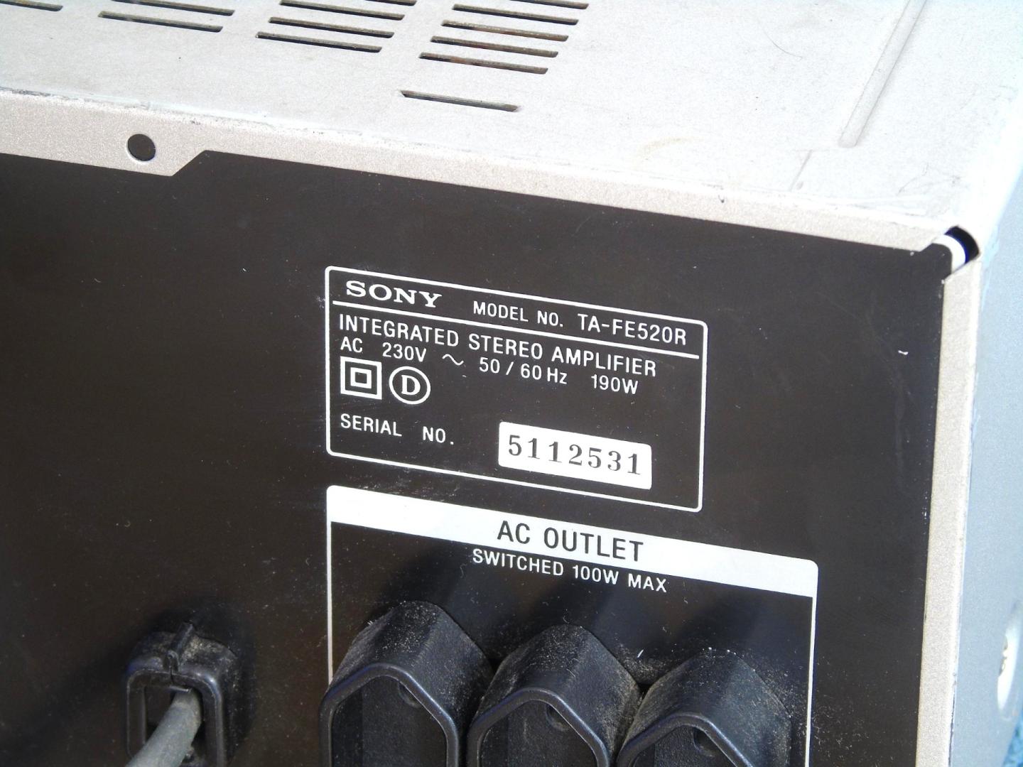 wzmacniacz sony ta-fe320r sprawny i mocny. dostawa