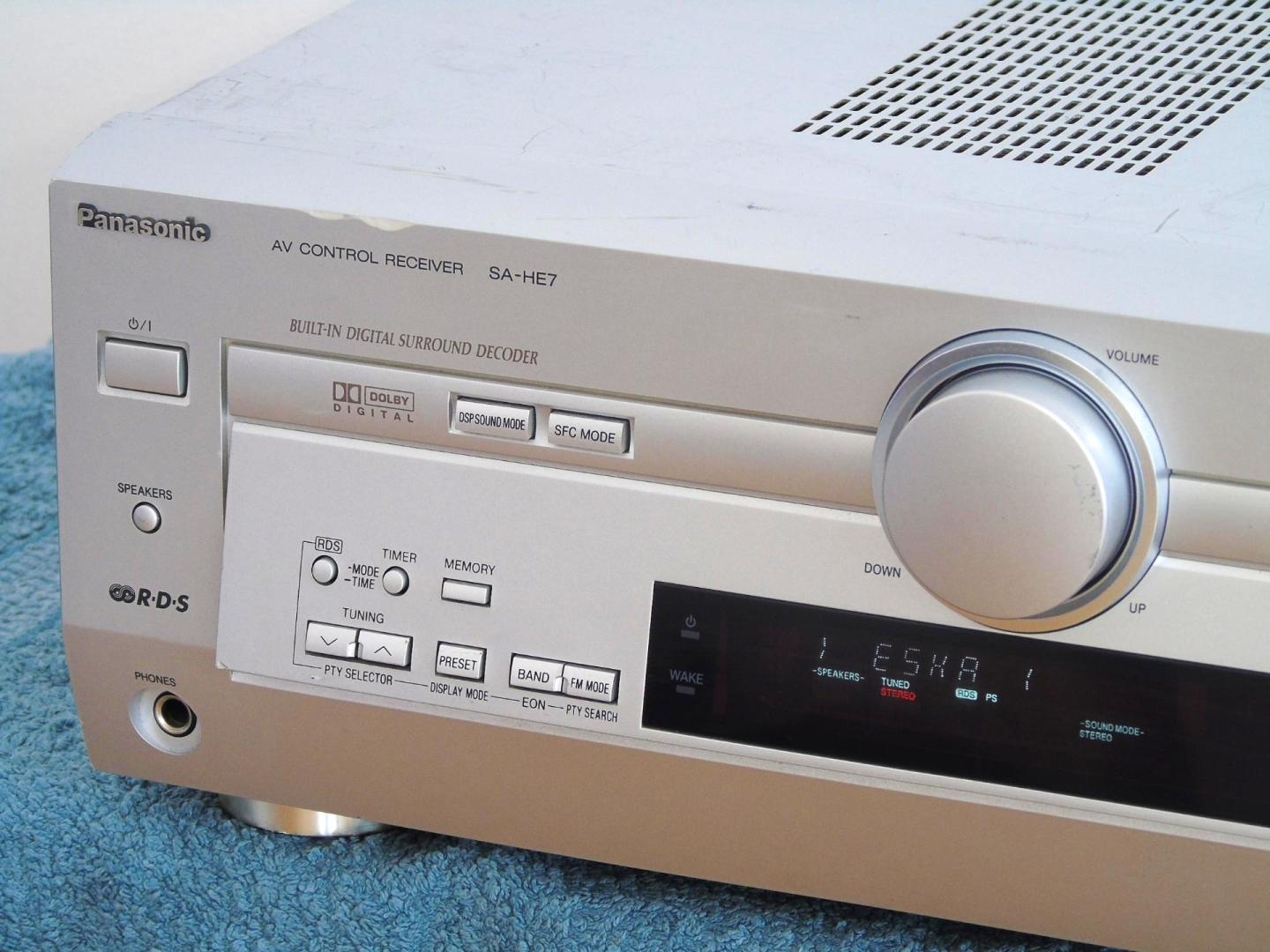 amplituner panasonic sa-he7 mocny dostawa.