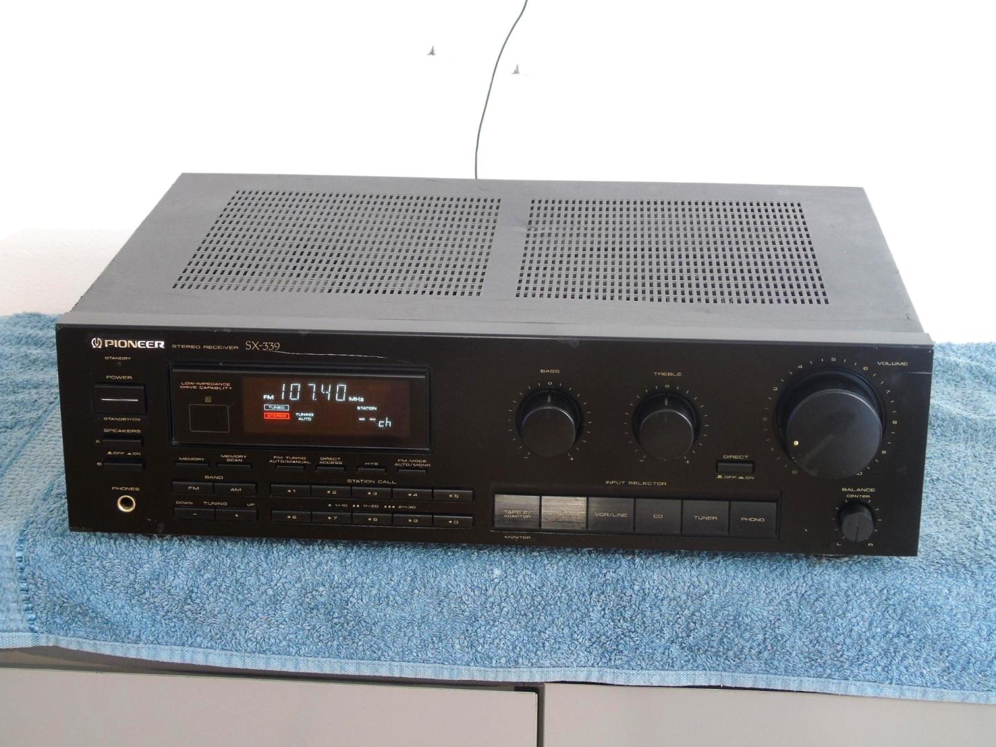 apoński amplituner Pioneer SX-339 mocny 500 wat sprawny. DOSTAWA