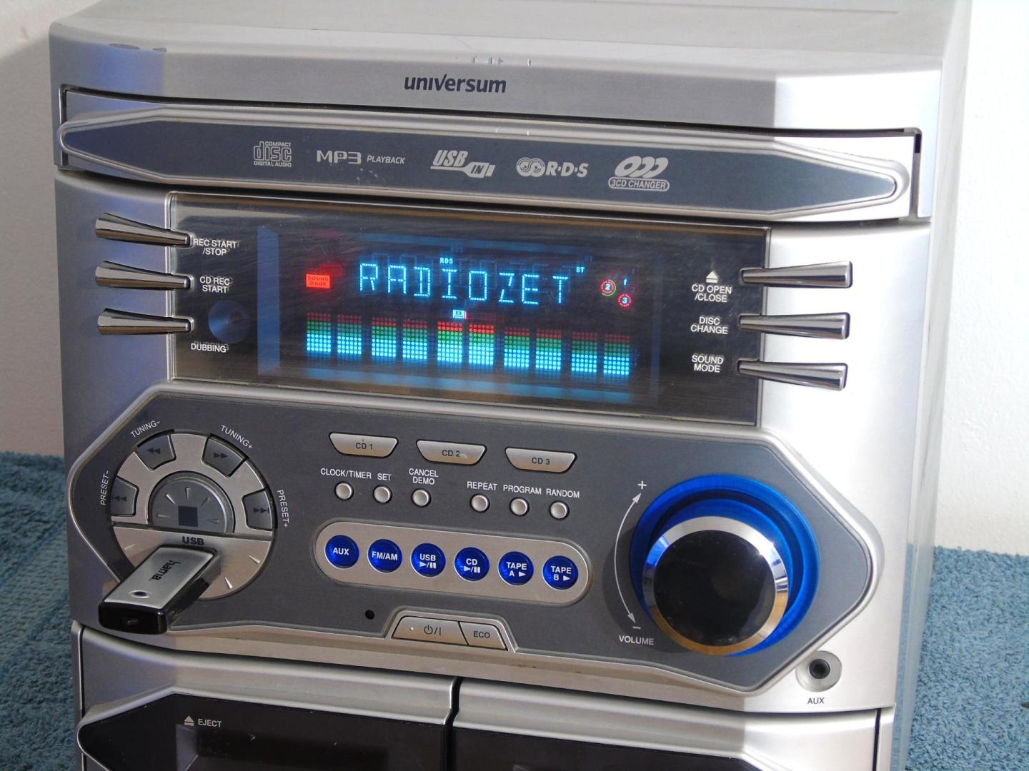 wieża universum usb mp3 rds cd aux dostawa
