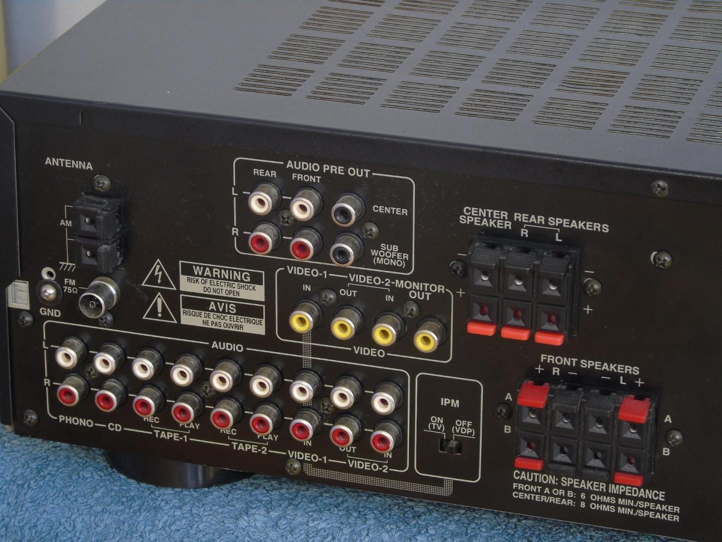 amplituner onkyo tx-sv 434 mocny 240 wat. dostawa.