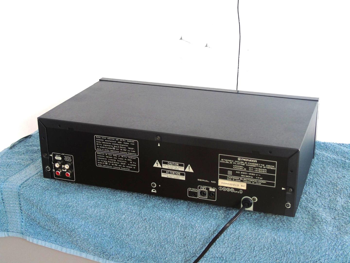 magnetofon pioneer ct-w503 sprawny. wysyłka.