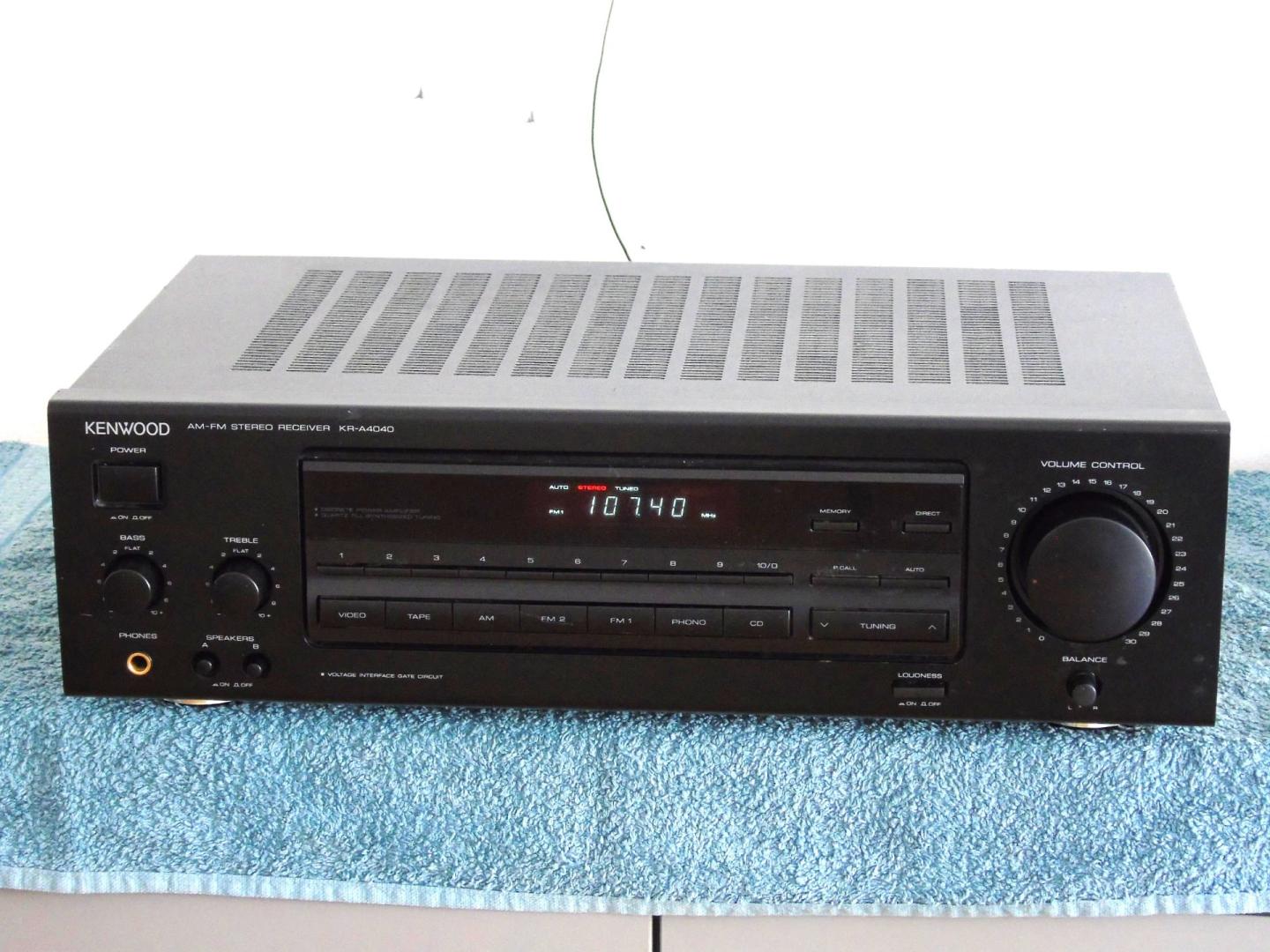 Wzmacniacz z radiem Kenwood KR-A4040 sprawny i ładny. WYSYŁKA.