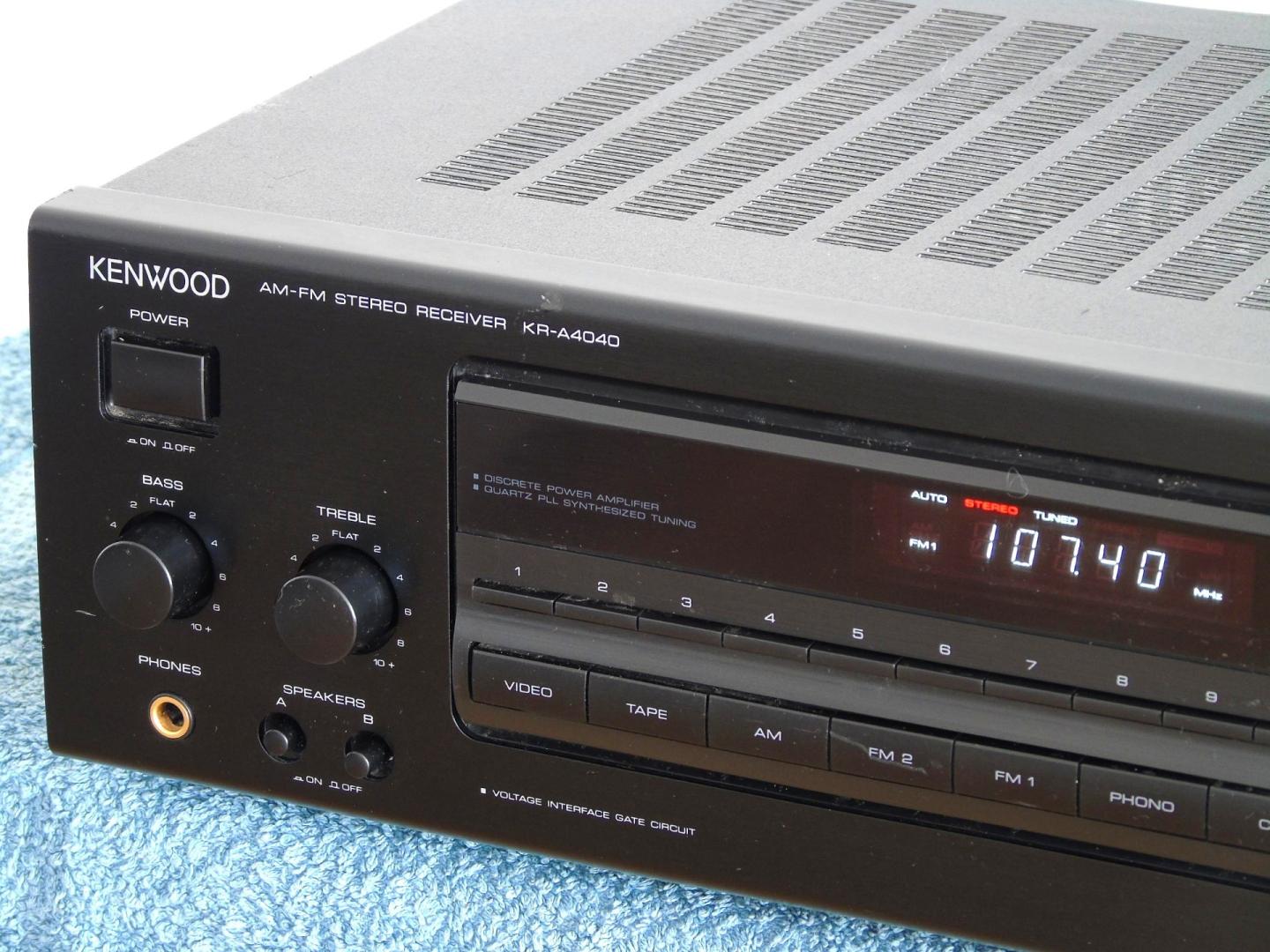 Wzmacniacz z radiem Kenwood KR-A4040 sprawny i ładny. WYSYŁKA.