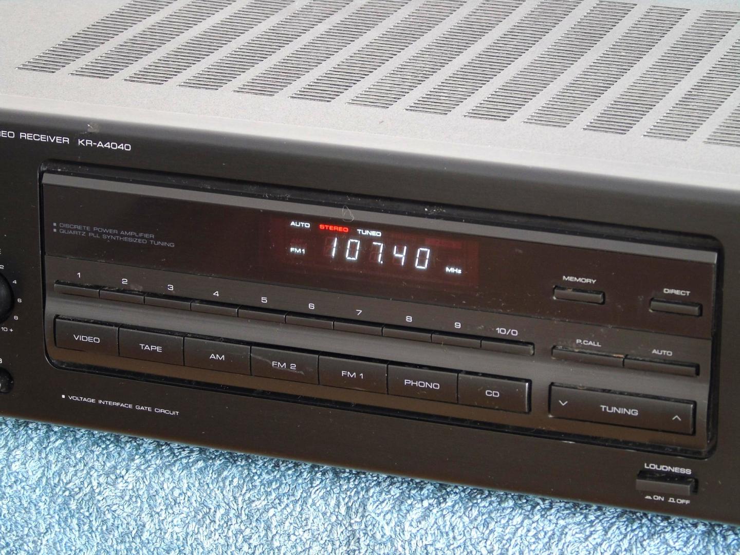 Wzmacniacz z radiem Kenwood KR-A4040 sprawny i ładny. WYSYŁKA.