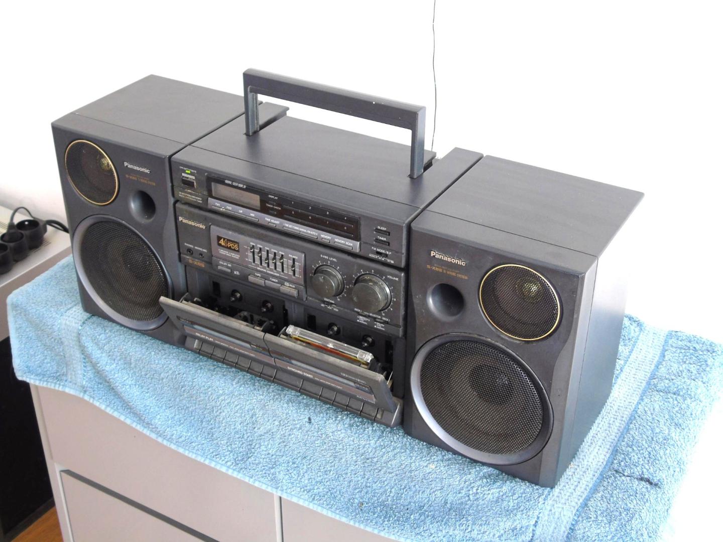 Radio odtwarzacz Panasonic RX-TC980 sprawny Vintage. DOSTAWA.