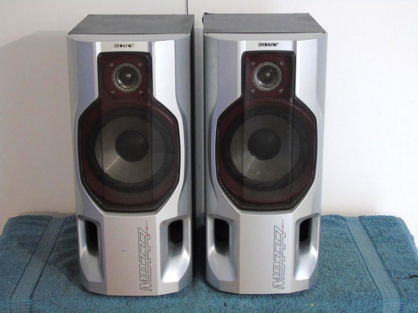Kolumny stereo Sony SS-MD777 mocne i sprawne. DOSTAWA.