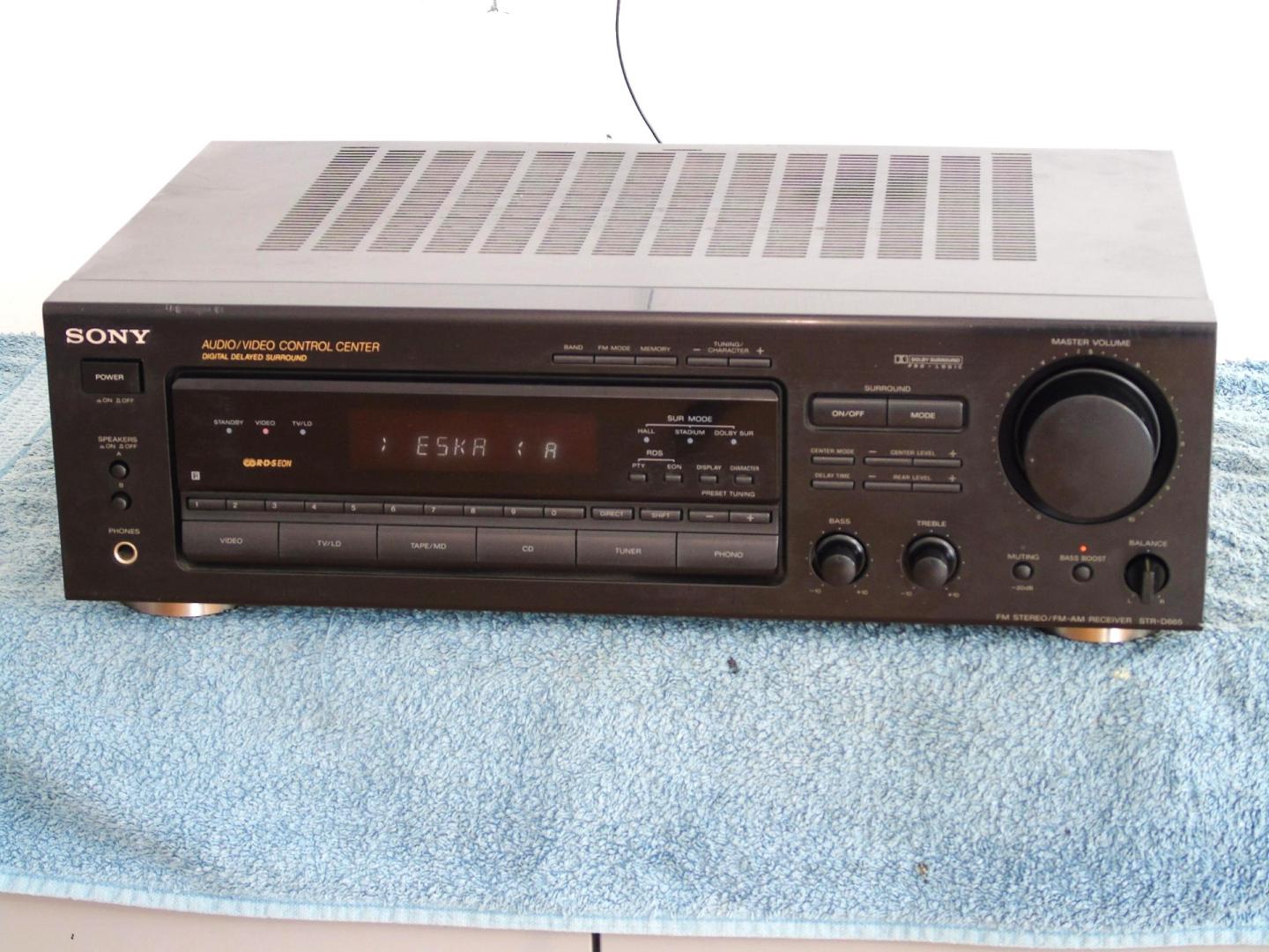 amplituner sony str-d665 rds mocny i sprawny. dostawa