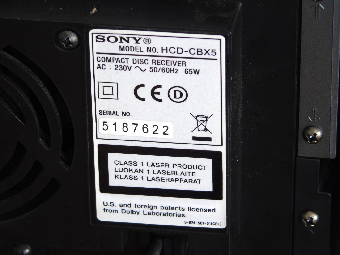 wieża sony pilot usb mp-3 cd rds aux kol. dostawa