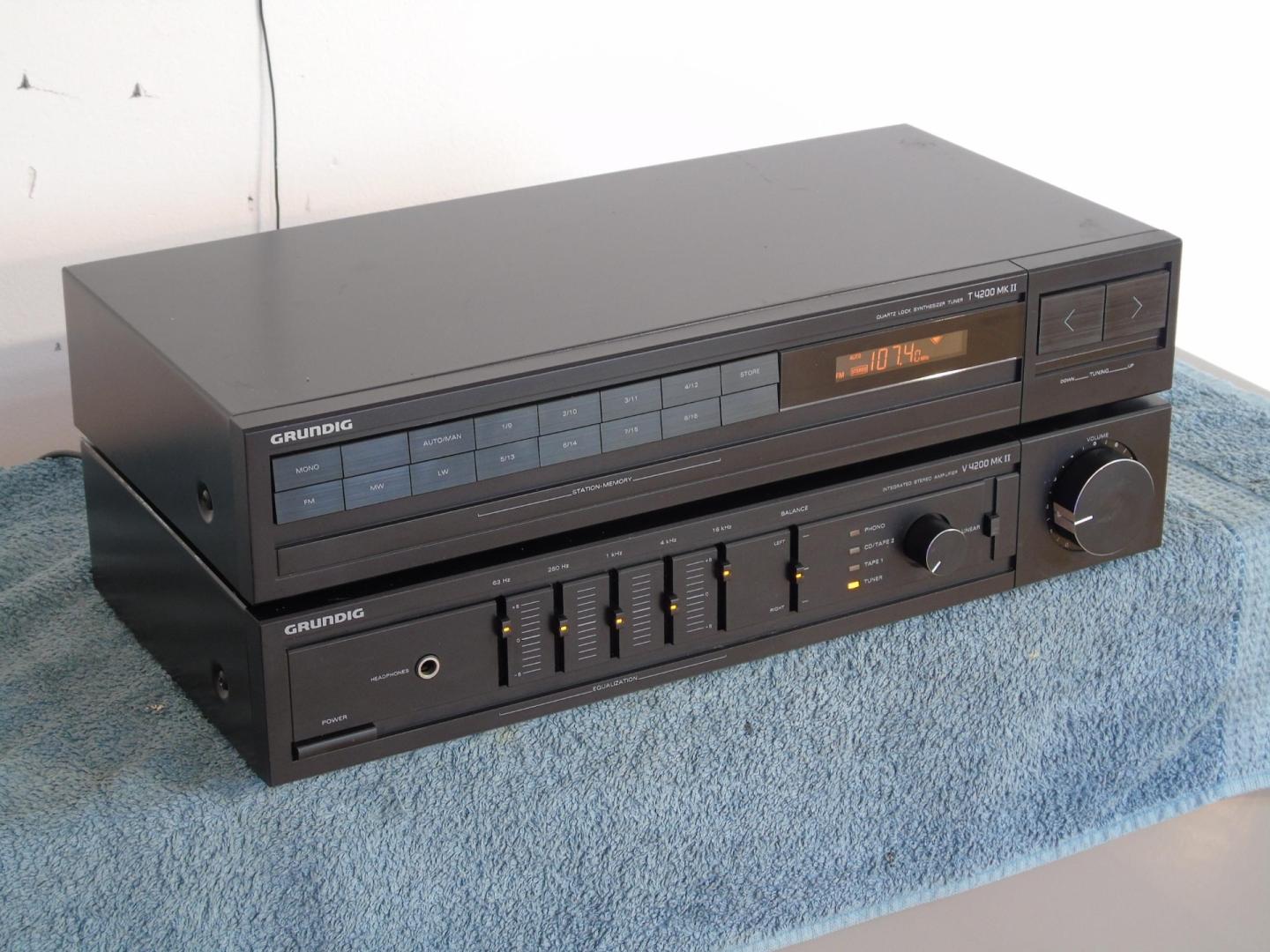 Wzmacniacz z korektorem i Tuner Grundig Vintage. DOSTAWA