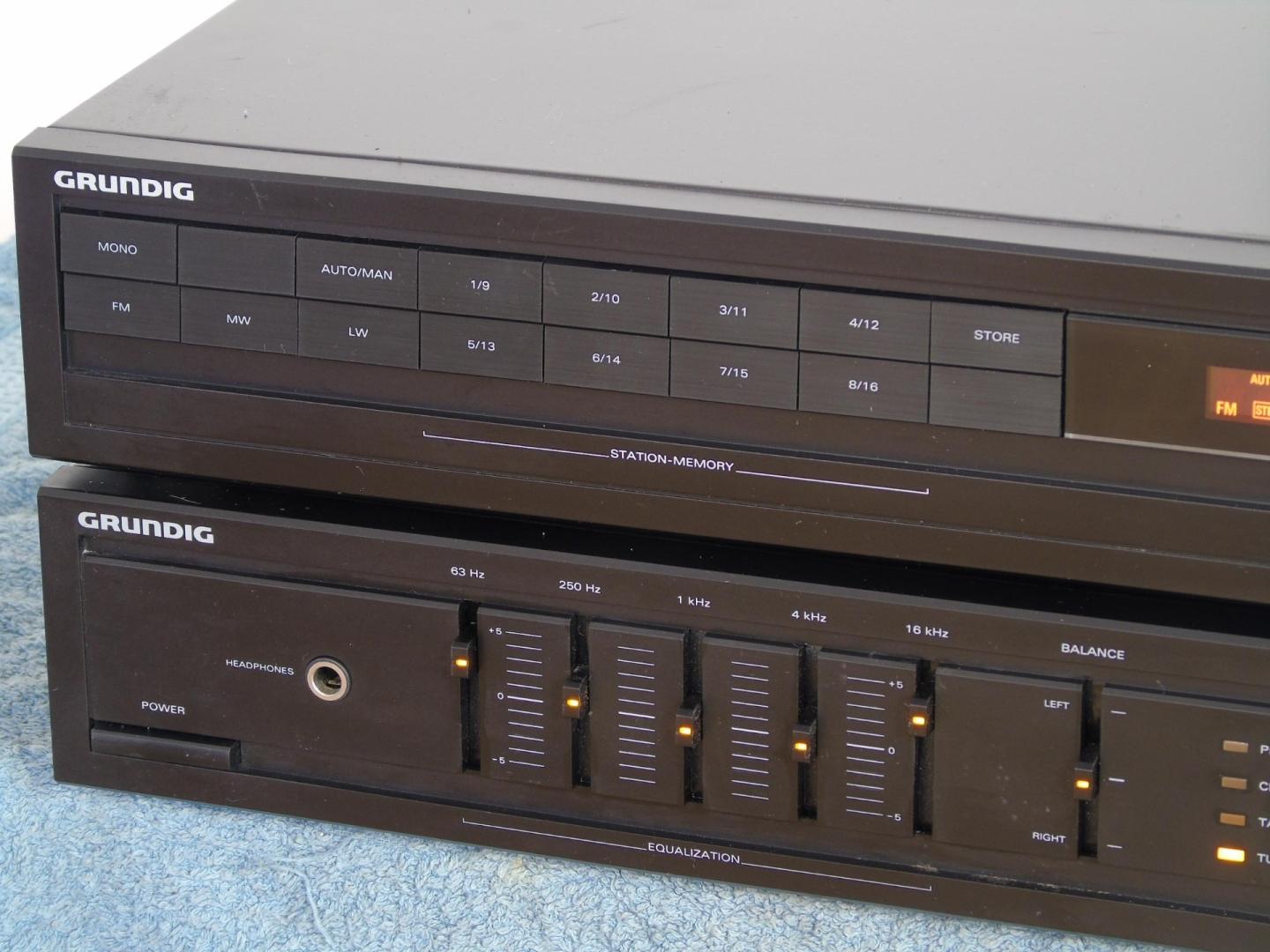 Wzmacniacz z korektorem i Tuner Grundig Vintage. DOSTAWA