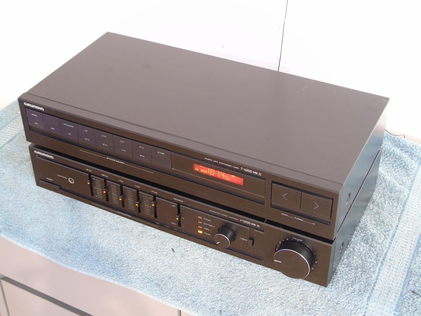 Wzmacniacz z korektorem i Tuner Grundig Vintage. DOSTAWA