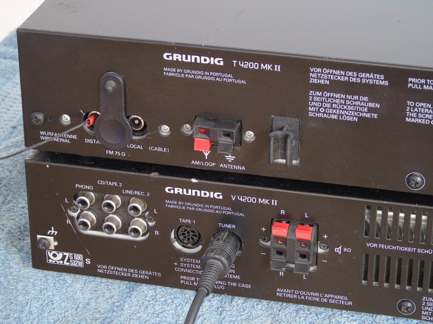 Wzmacniacz z korektorem i Tuner Grundig Vintage. DOSTAWA