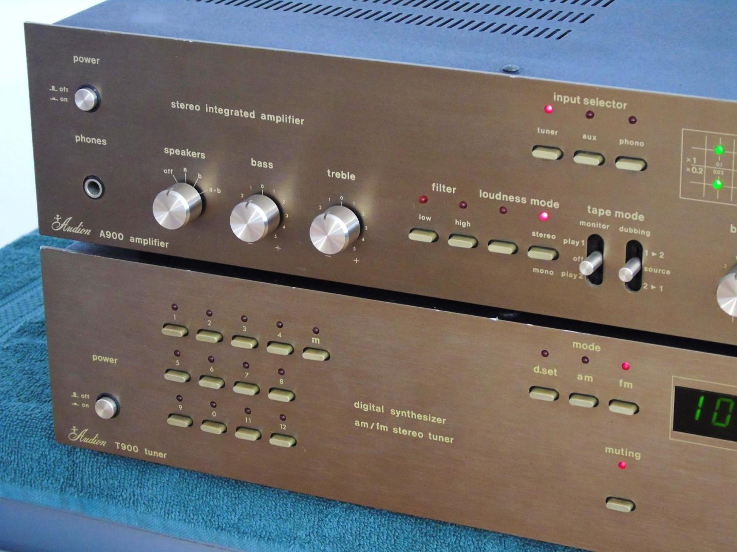Wzmacniacz i Tuner Audion A-900 i T-900 sprawne Vintage. DOSTAWA