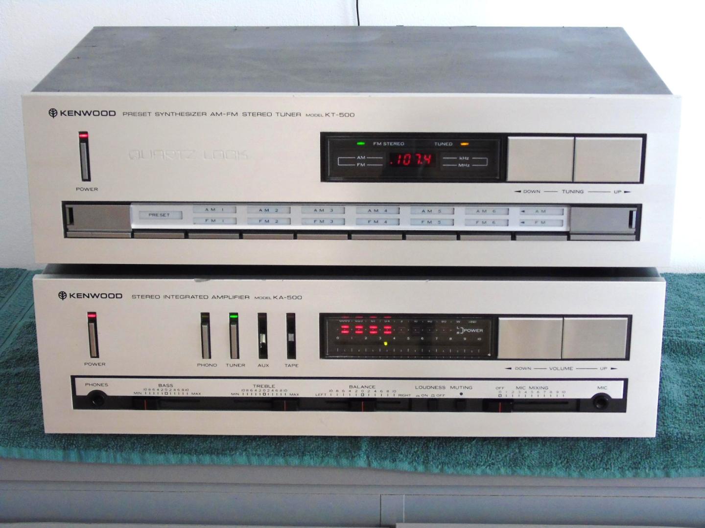 Wzmacniacz i Tuner Kenwood KA-500 i KT-500 sprawne Vintage. DOSTAWA