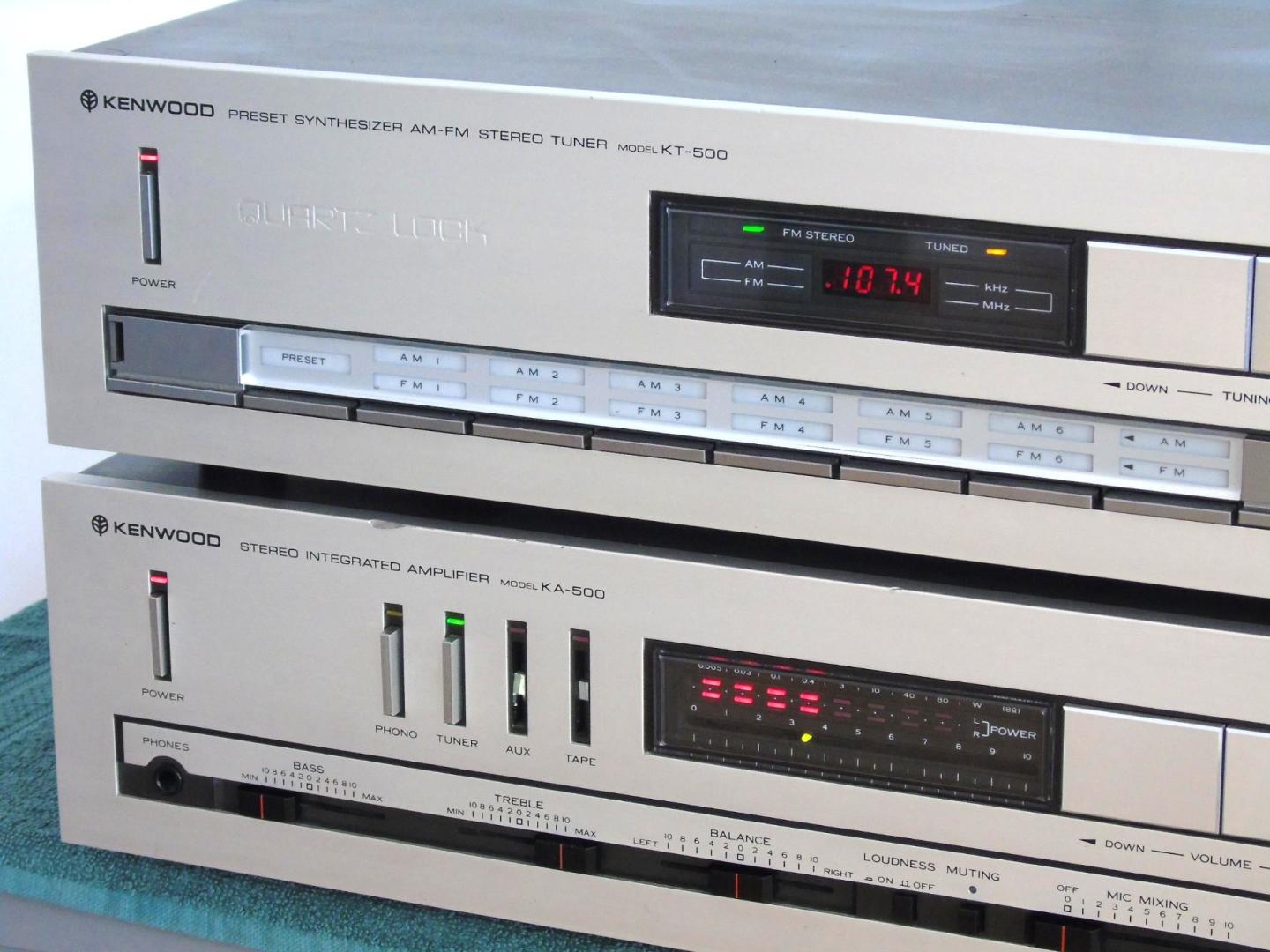 Wzmacniacz i Tuner Kenwood KA-500 i KT-500 sprawne Vintage. DOSTAWA
