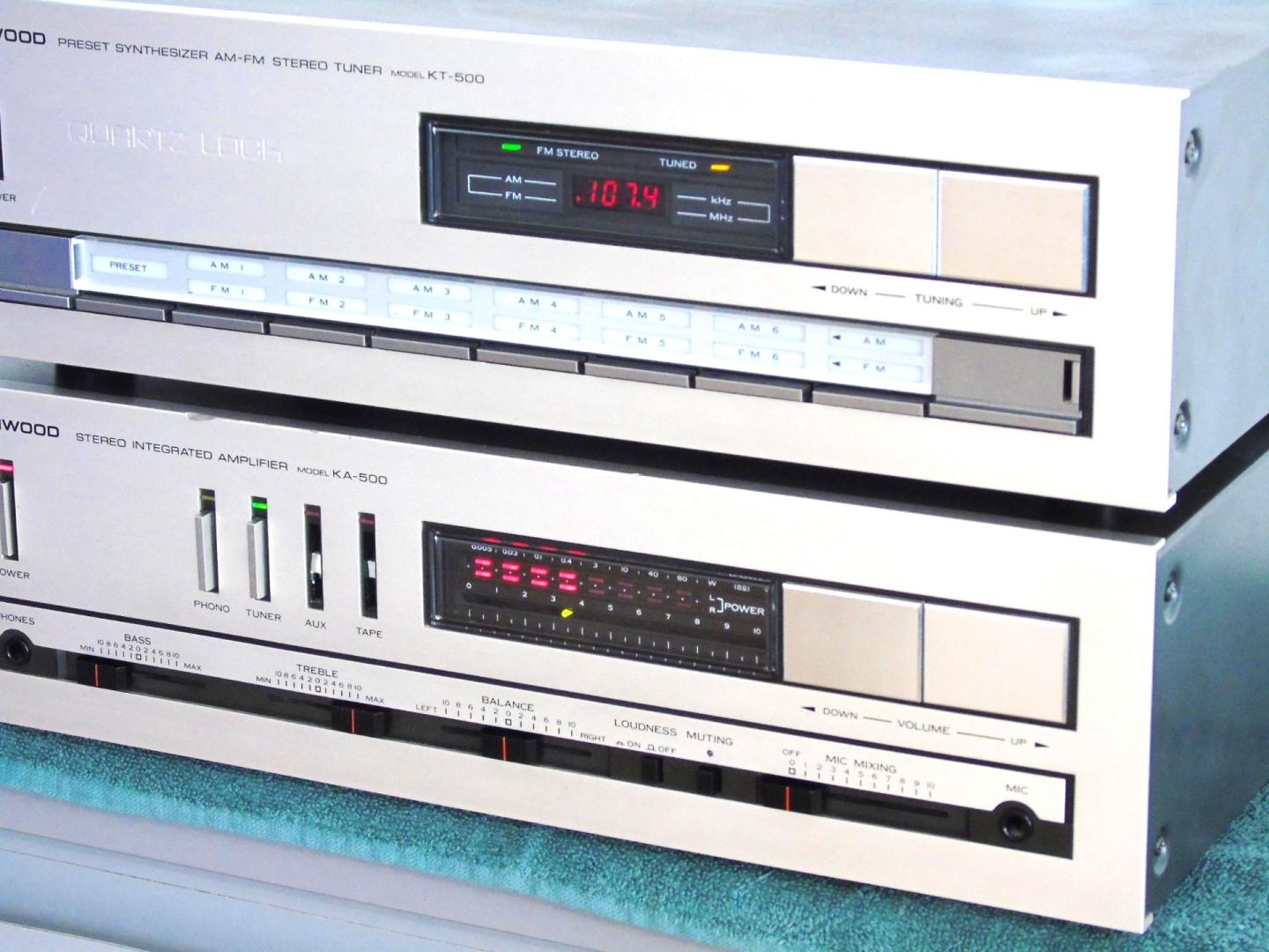 Wzmacniacz i Tuner Kenwood KA-500 i KT-500 sprawne Vintage. DOSTAWA