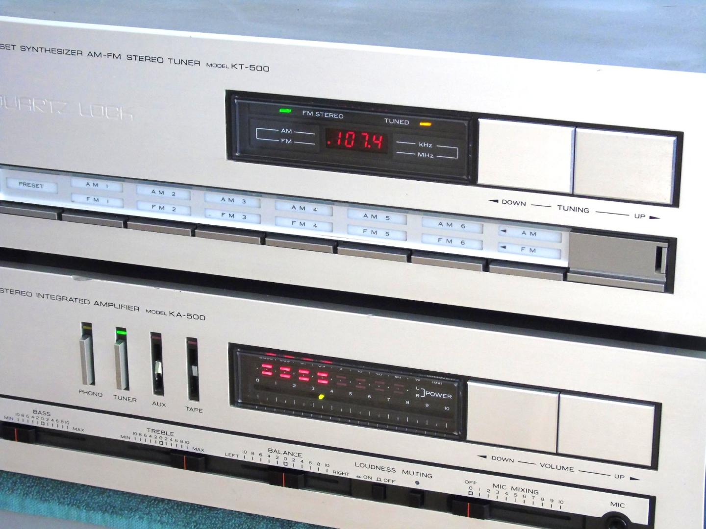 Wzmacniacz i Tuner Kenwood KA-500 i KT-500 sprawne Vintage. DOSTAWA