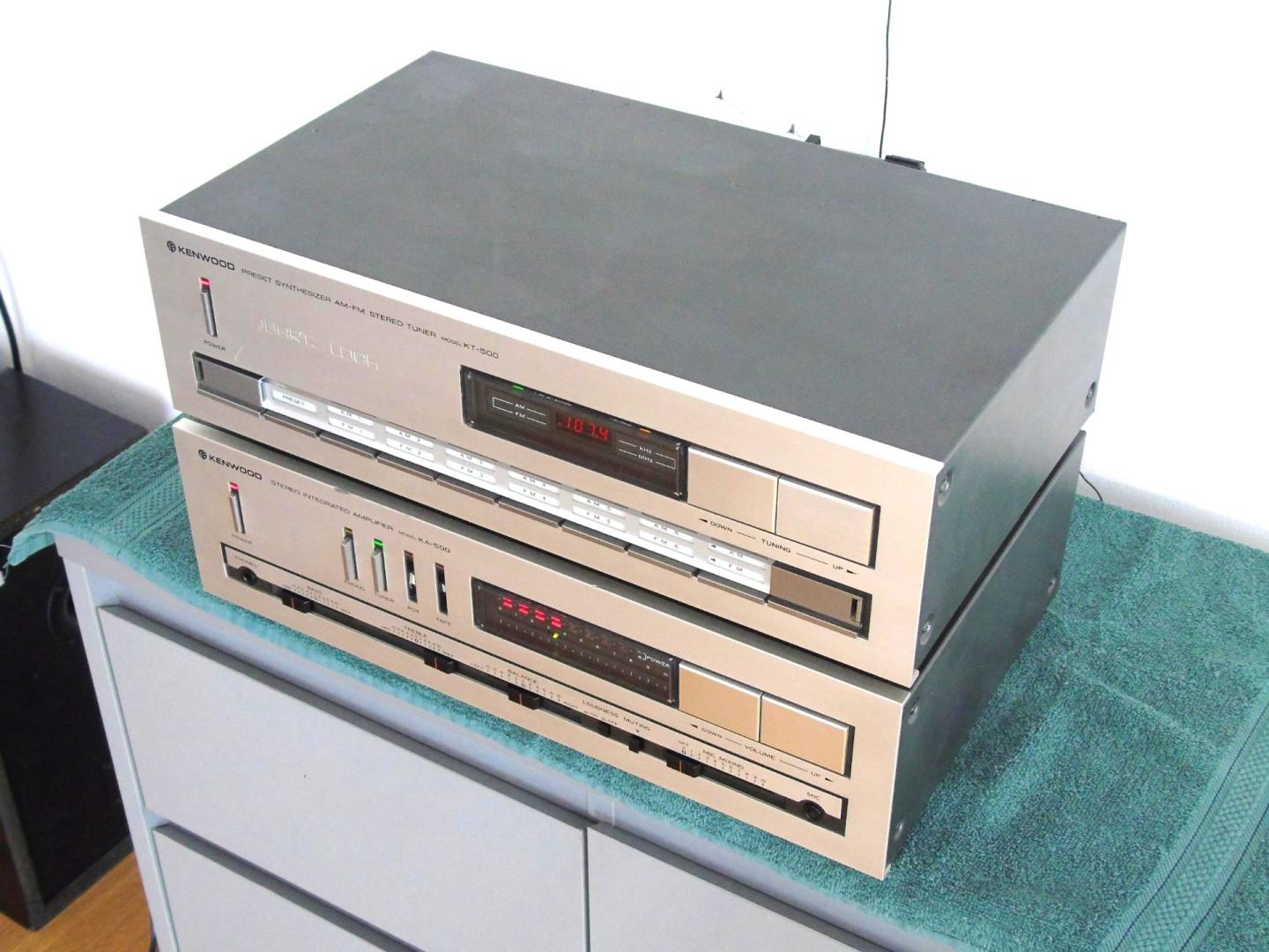 Wzmacniacz i Tuner Kenwood KA-500 i KT-500 sprawne Vintage. DOSTAWA