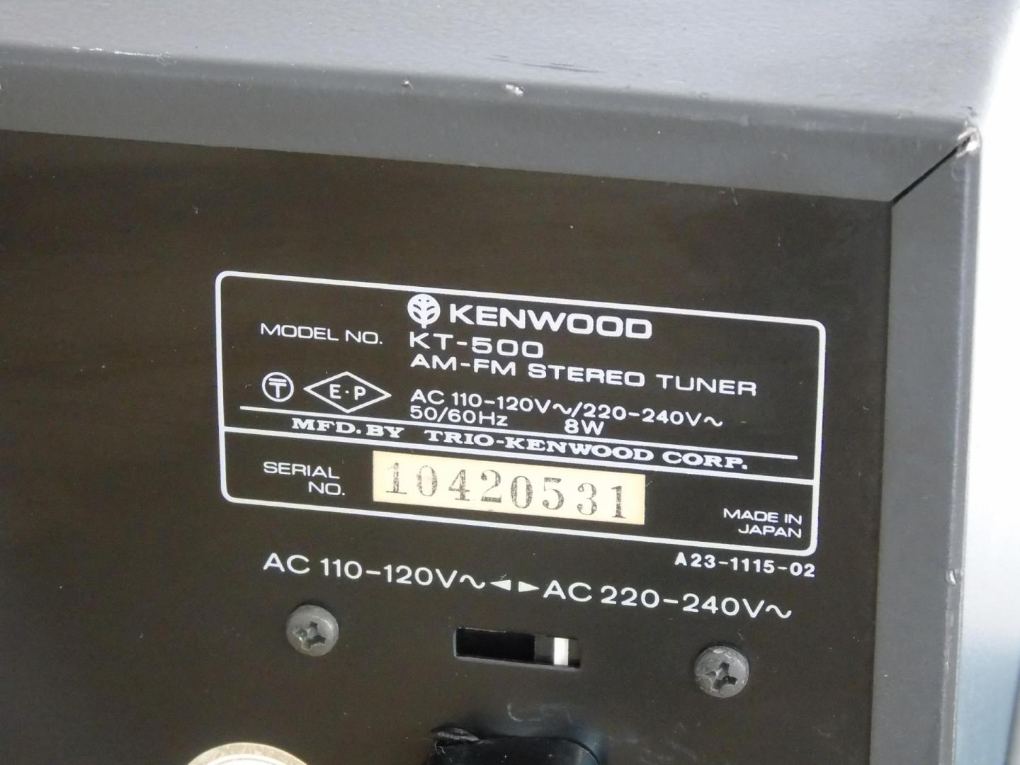 Wzmacniacz i Tuner Kenwood KA-500 i KT-500 sprawne Vintage. DOSTAWA