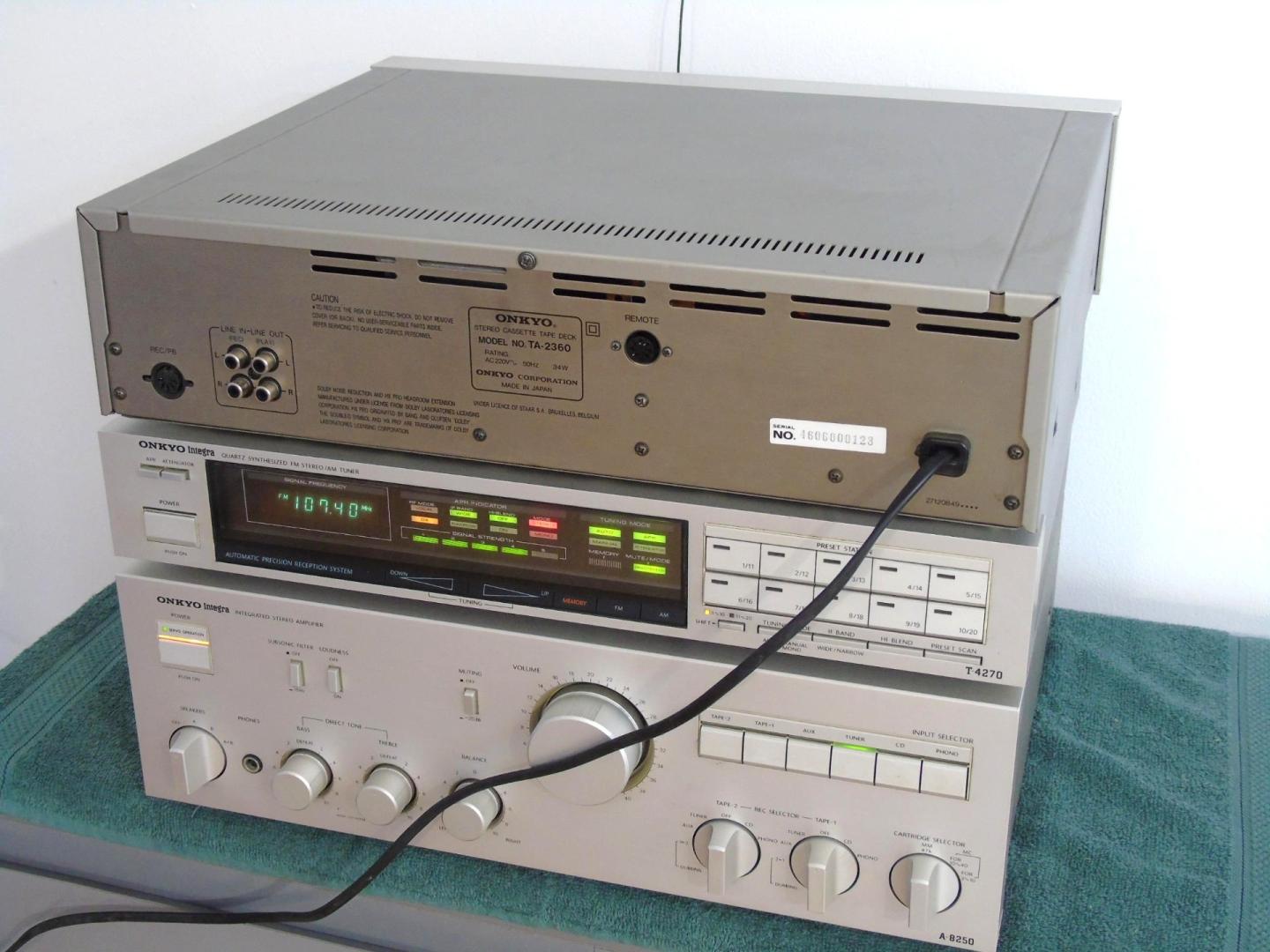 magnetofon onkyo ta-2360 integra 3 głowice . dostawa.