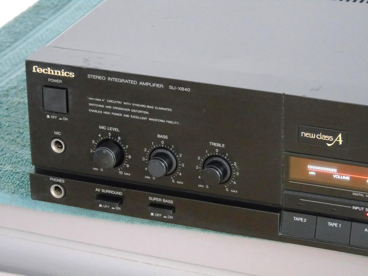 wzmacniacz technics su-x840 mocny. dostawa