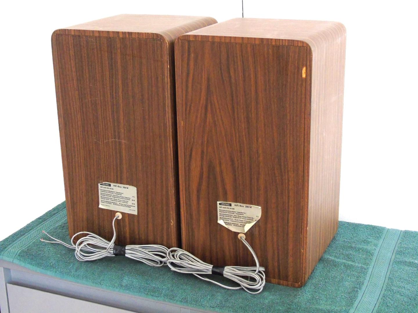 monitory grundig box 306 m vintage hifi. dostawa
