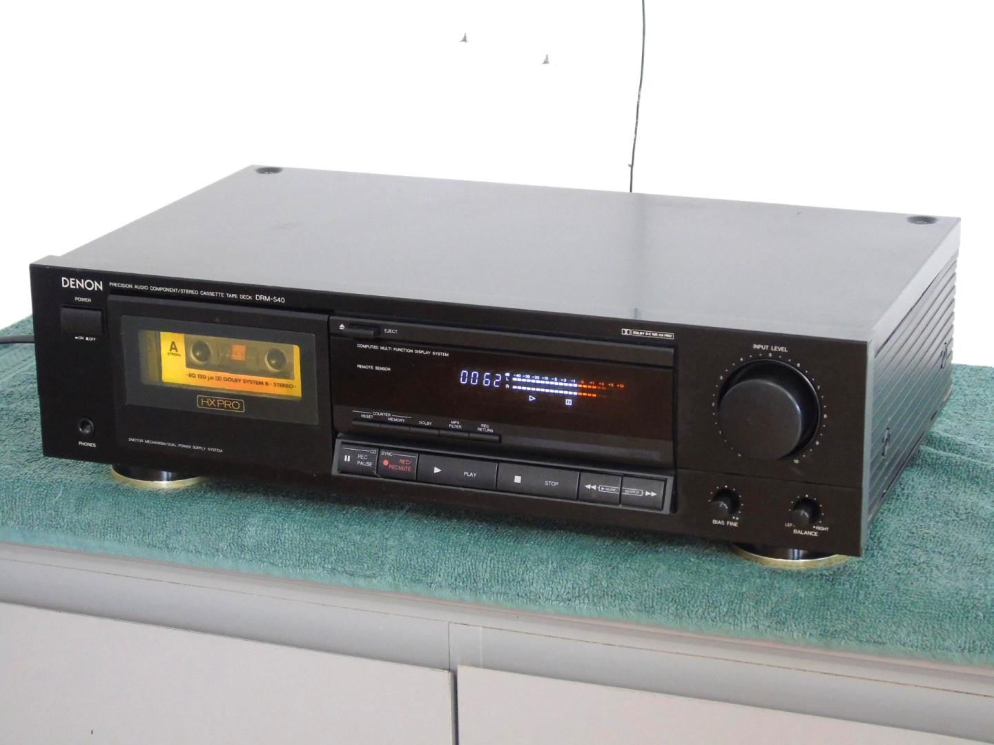 magnetofon denon drm-540 sprawny ładny. wysyłka