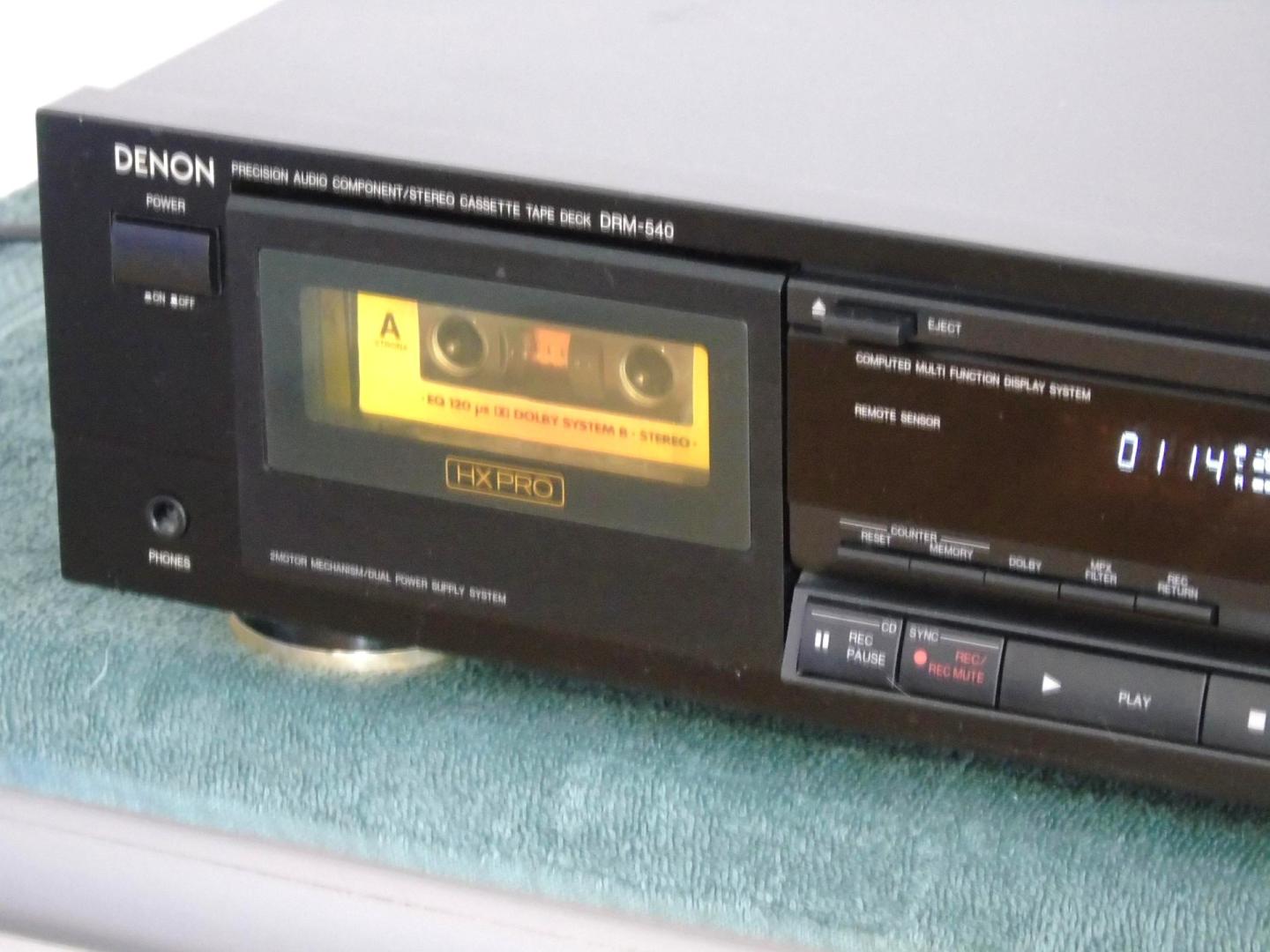magnetofon denon drm-540 sprawny ładny. wysyłka
