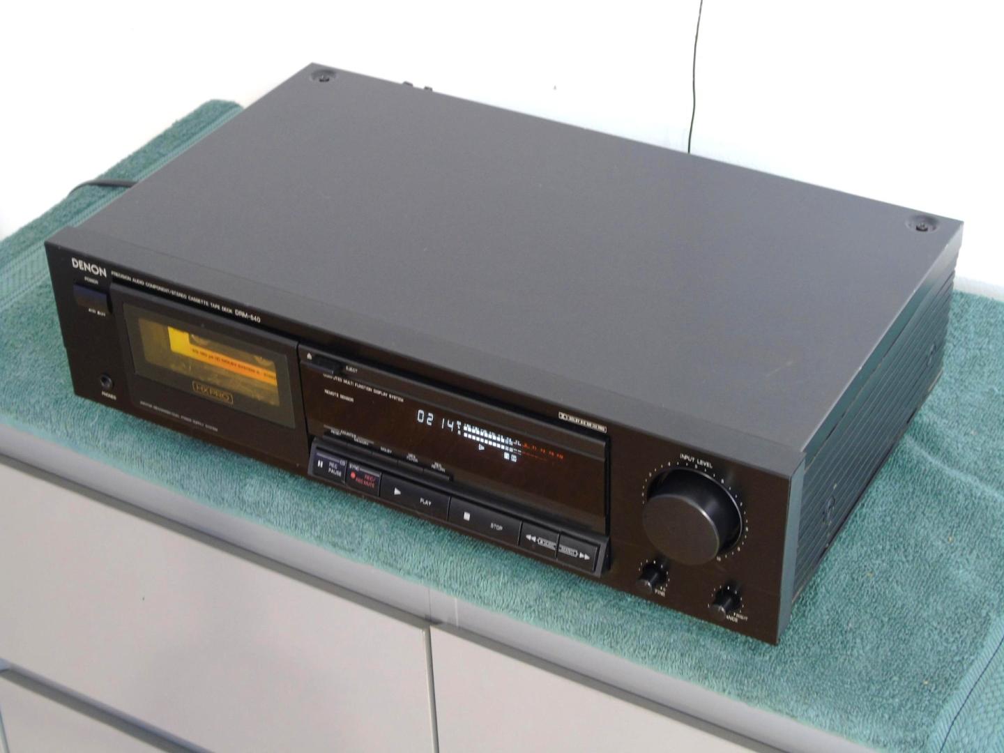 magnetofon denon drm-540 sprawny ładny. wysyłka