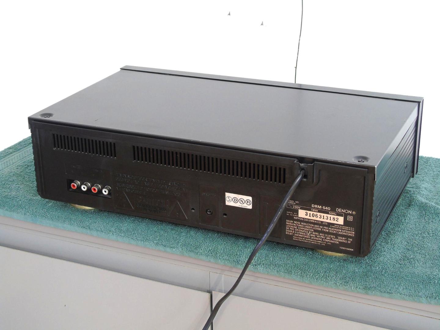 magnetofon denon drm-540 sprawny ładny. wysyłka