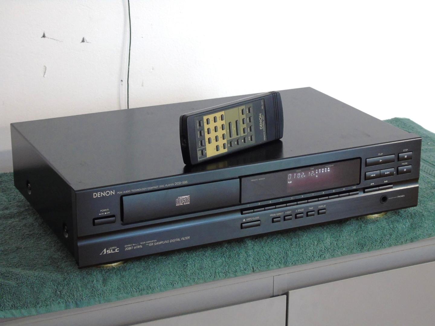 cd denon dcd-595 pilot sprawny i ładny. wysyłka.