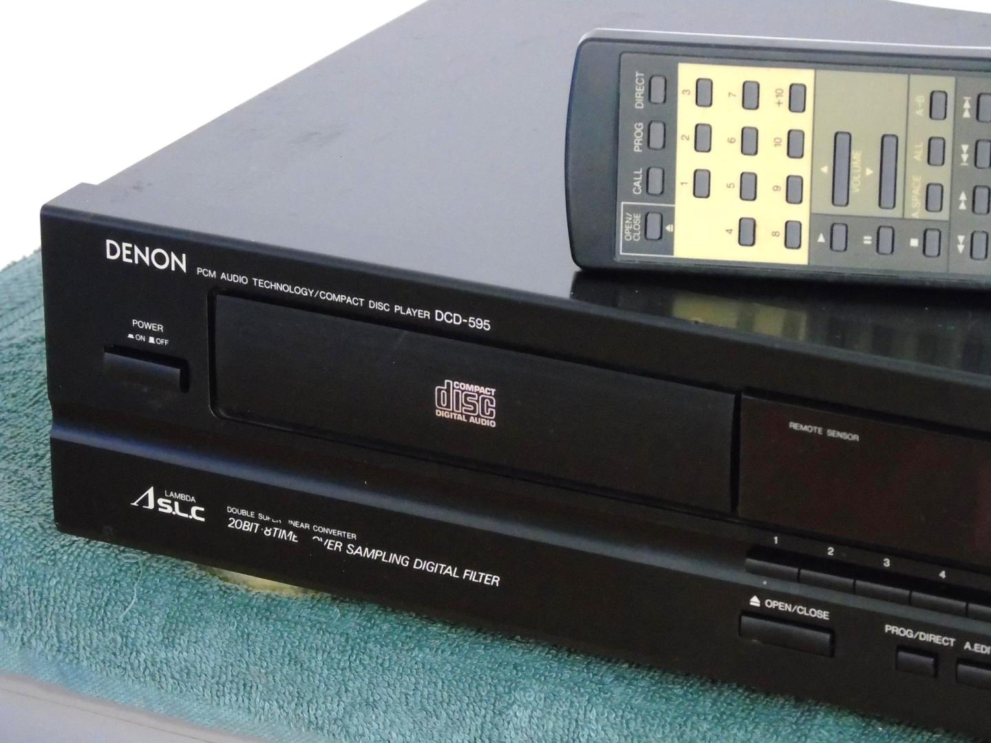 cd denon dcd-595 pilot sprawny i ładny. wysyłka.