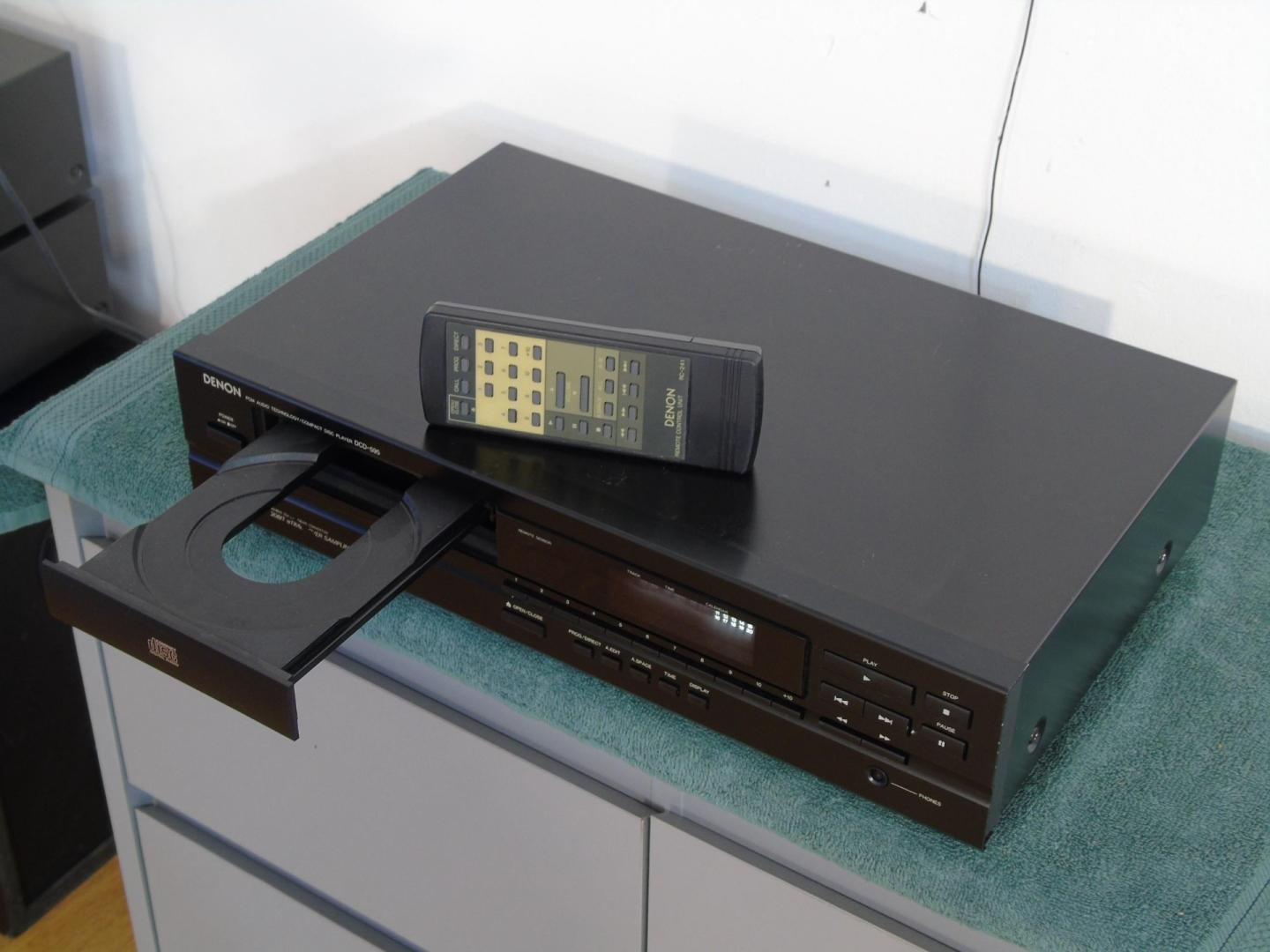 cd denon dcd-595 pilot sprawny i ładny. wysyłka.