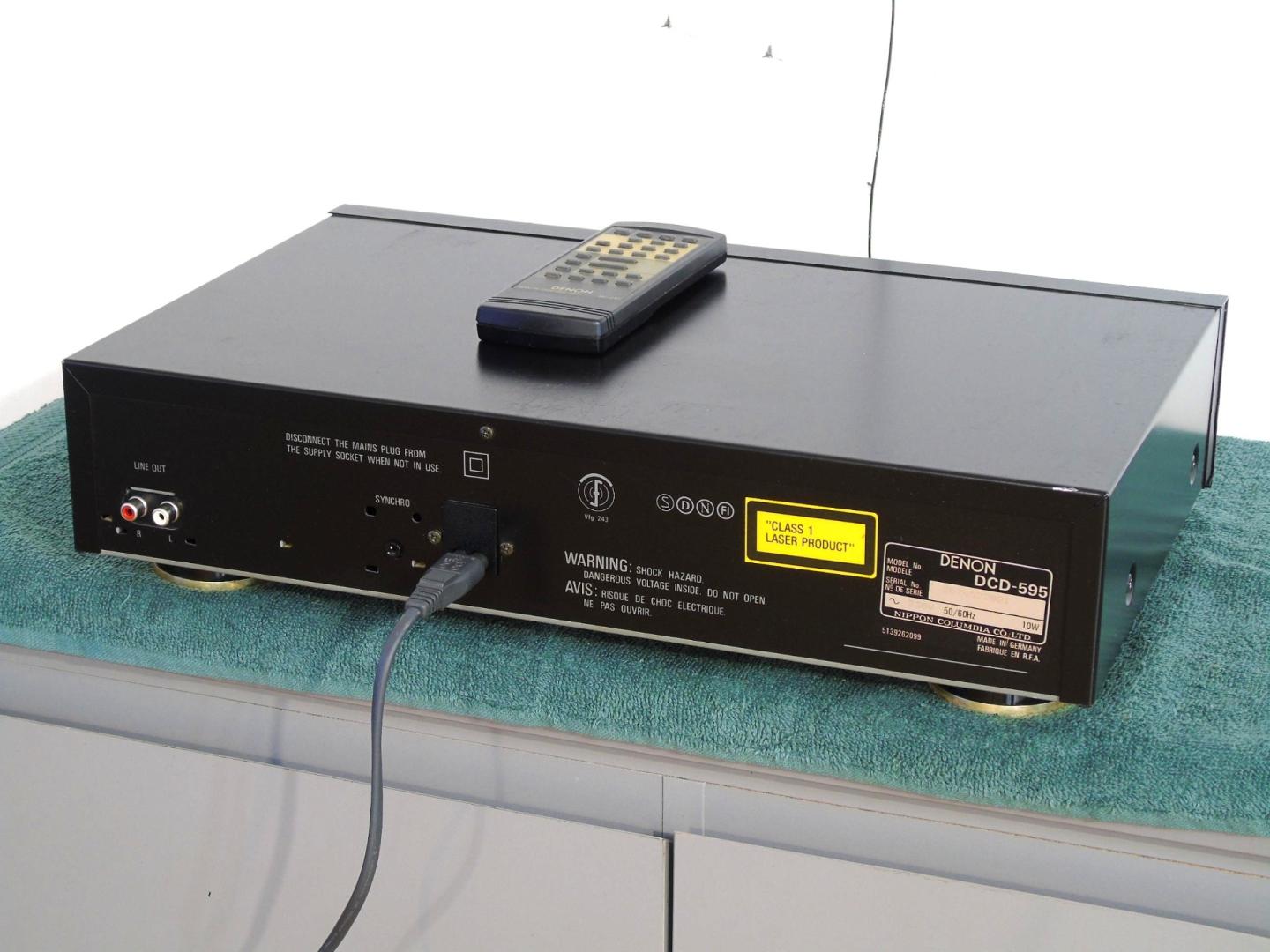 cd denon dcd-595 pilot sprawny i ładny. wysyłka.
