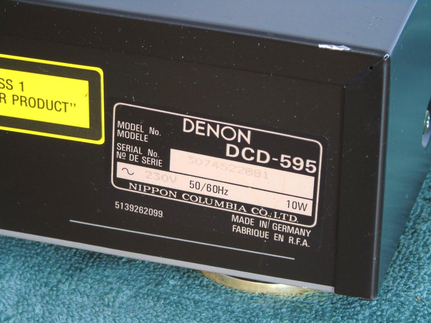 cd denon dcd-595 pilot sprawny i ładny. wysyłka.