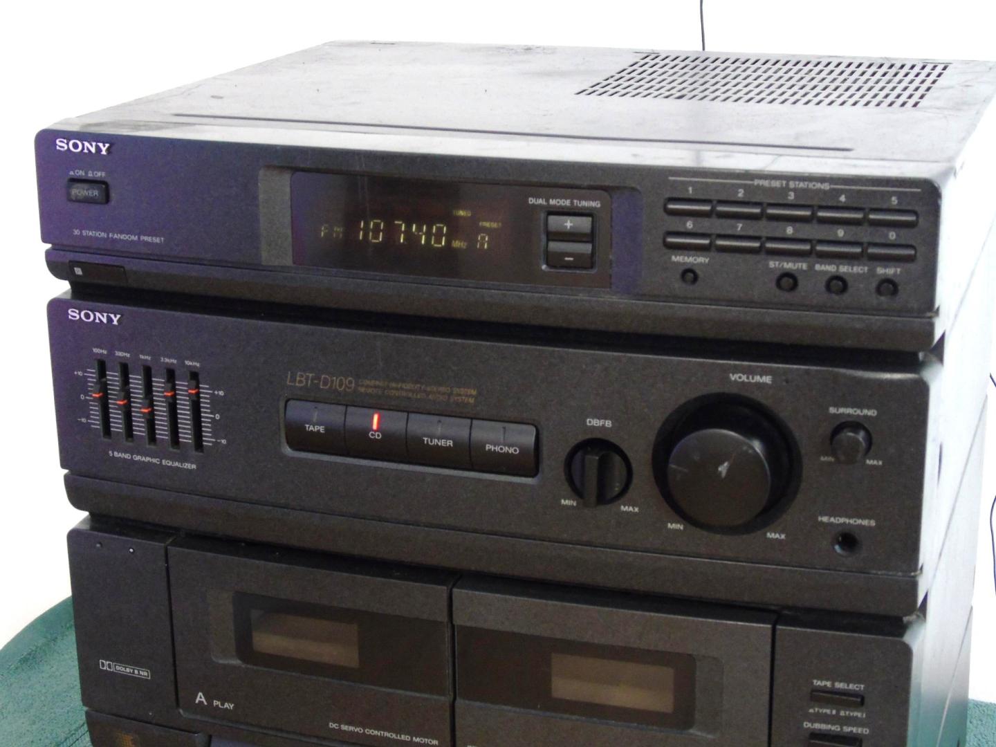 wieża sony lbt-d109 mocna. dostawa.