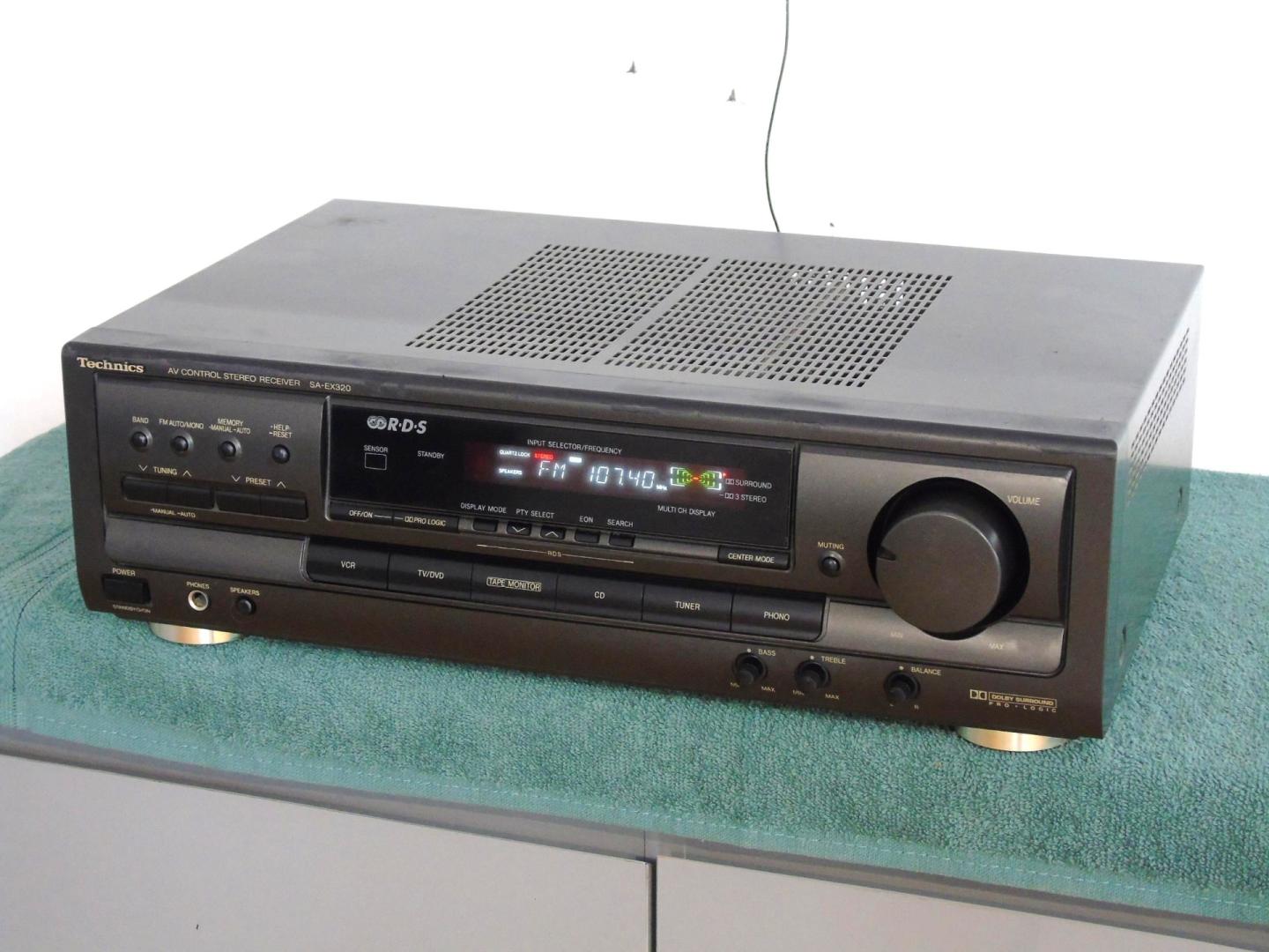 Amplituner Technics SA-EX 320 sprawny i mocny. DOSTAWA