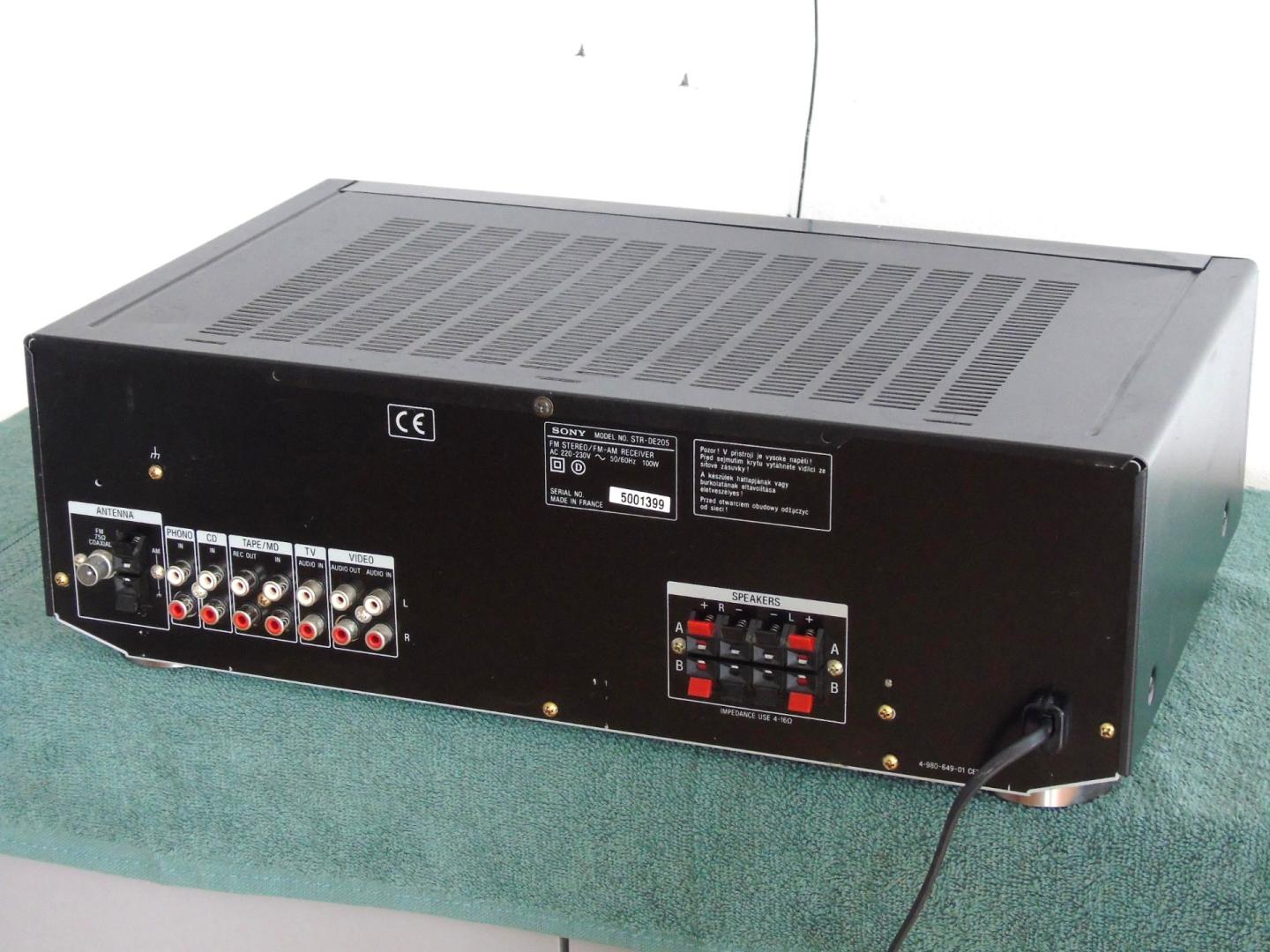 amplituner sony str-de205 rds sprawny. wysyłka